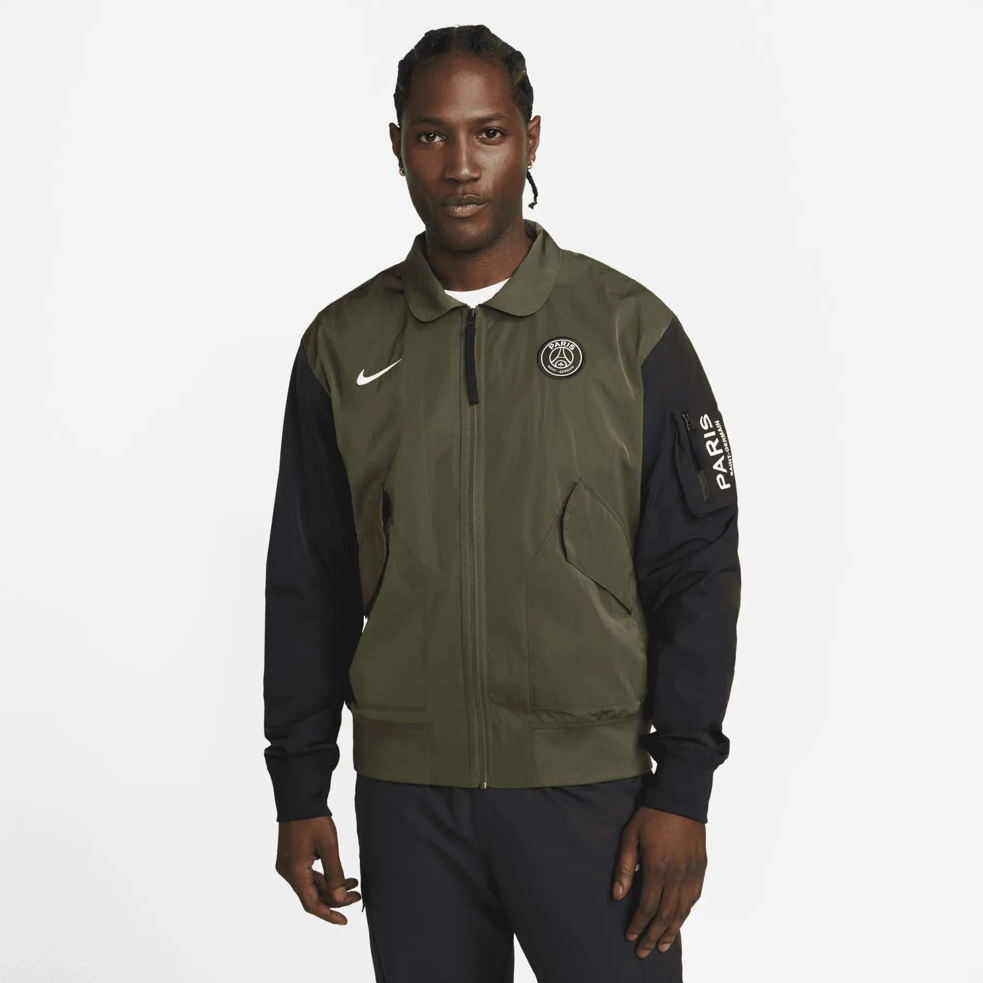 Nike Paris Saint-Germain Bomber Jacket - Khaki