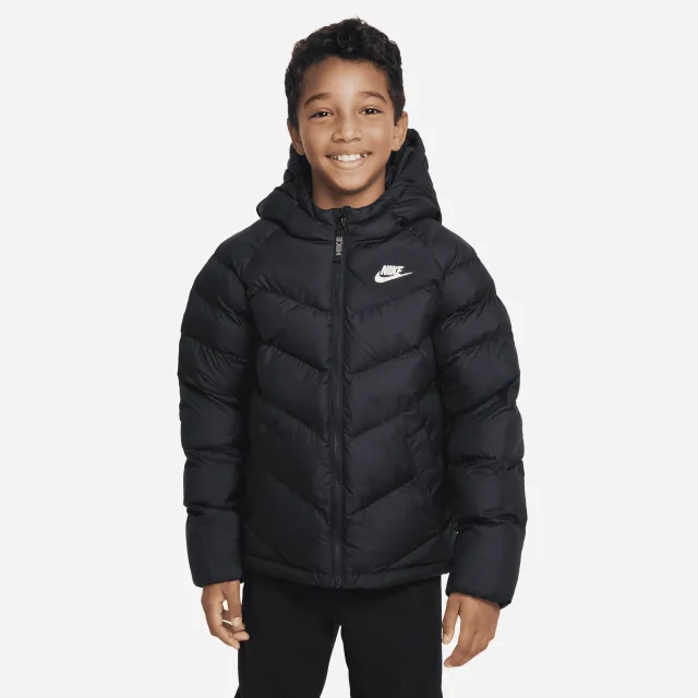Nike Older Kids' Synthetic-Fill Hooded Jacket | DX1264-011 | FOOTY.COM