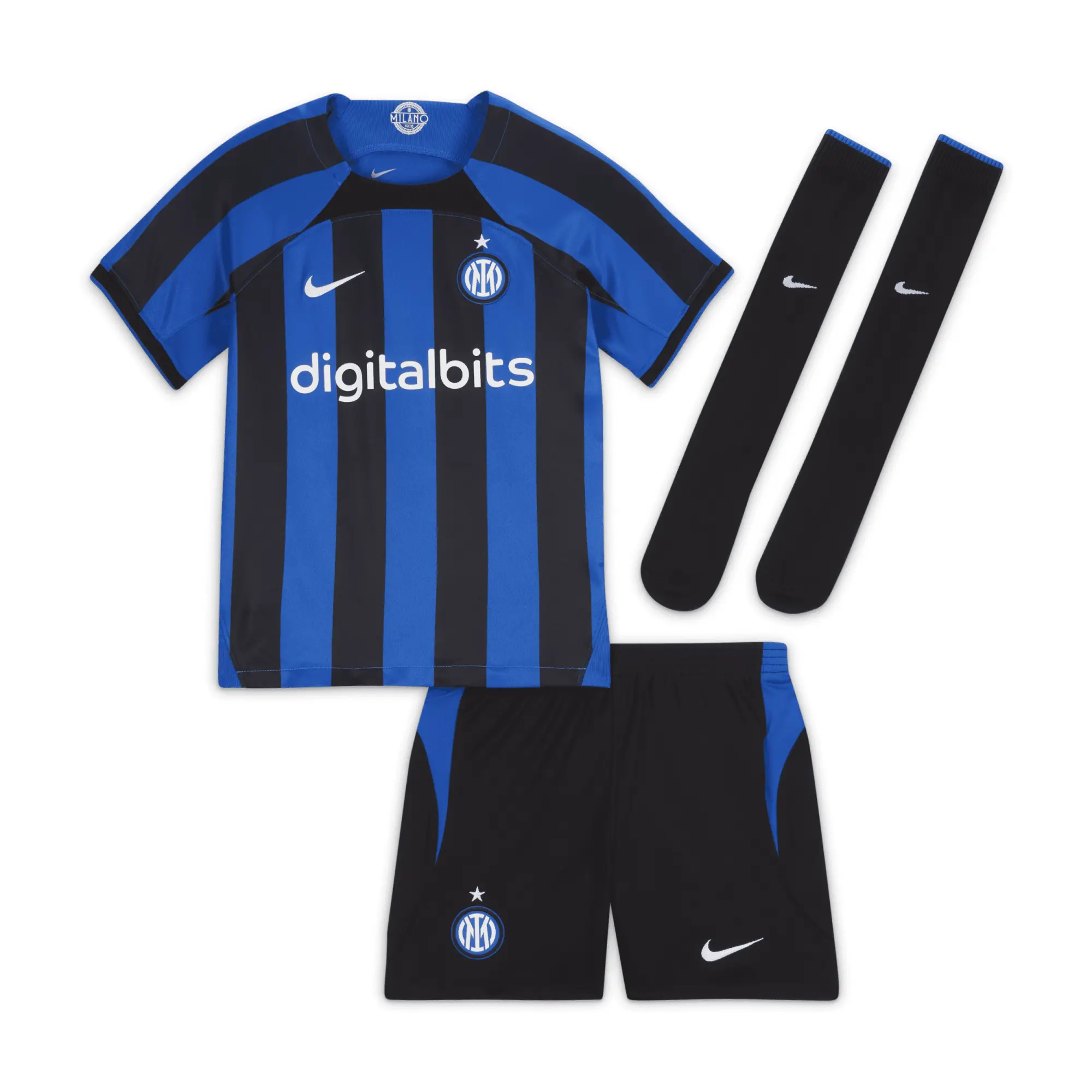 Nike Inter Milan Kids SS Home Mini Kit 2022/23