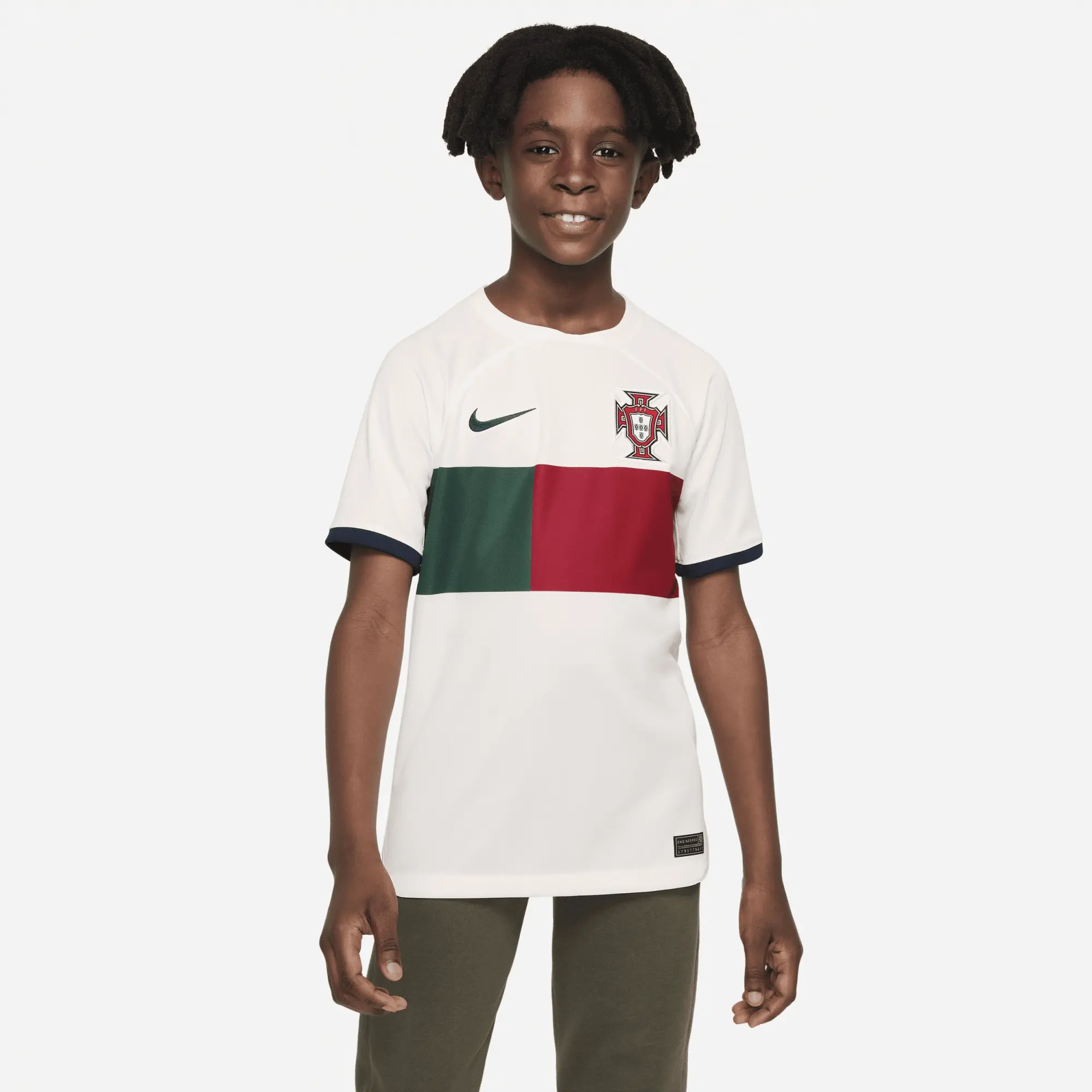 Nike Portugal Kids SS Away Shirt 2022