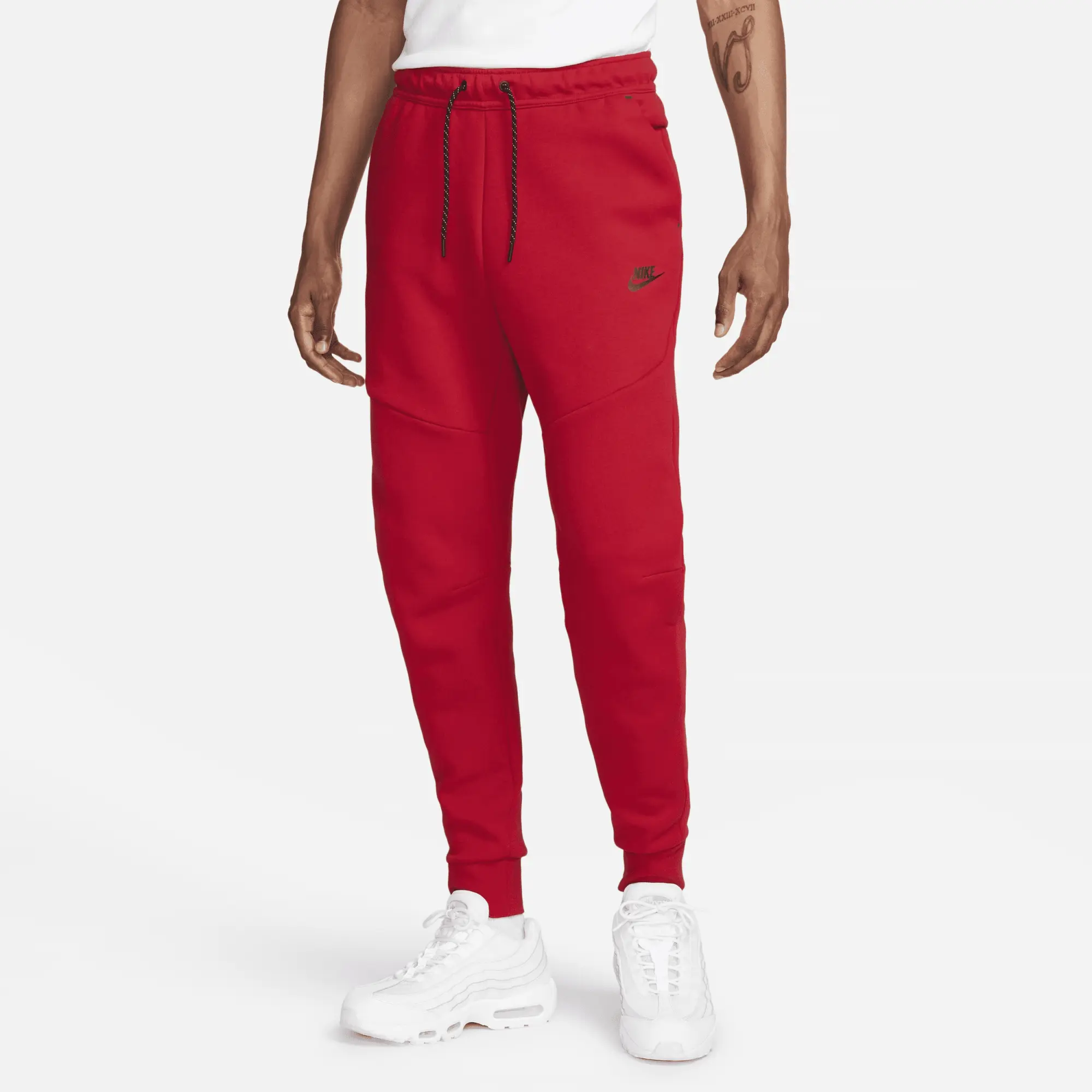 Nike Tech Fleece Jogging Bottoms Mens - Red