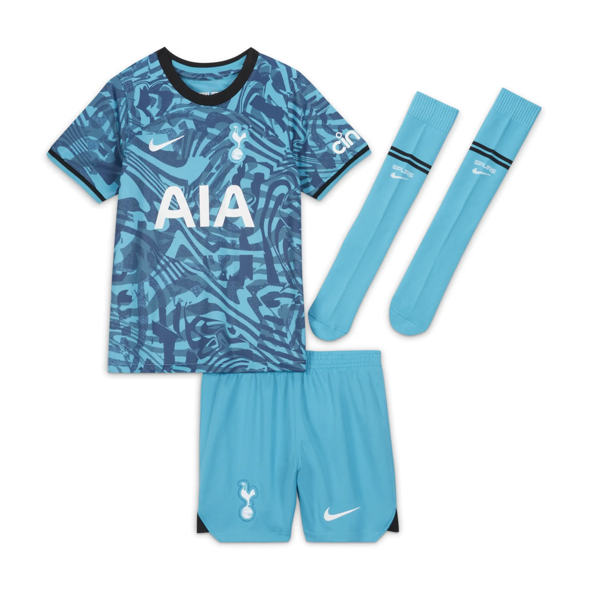 Nike Tottenham Hotspur Kids SS Third Mini Kit 2022/23