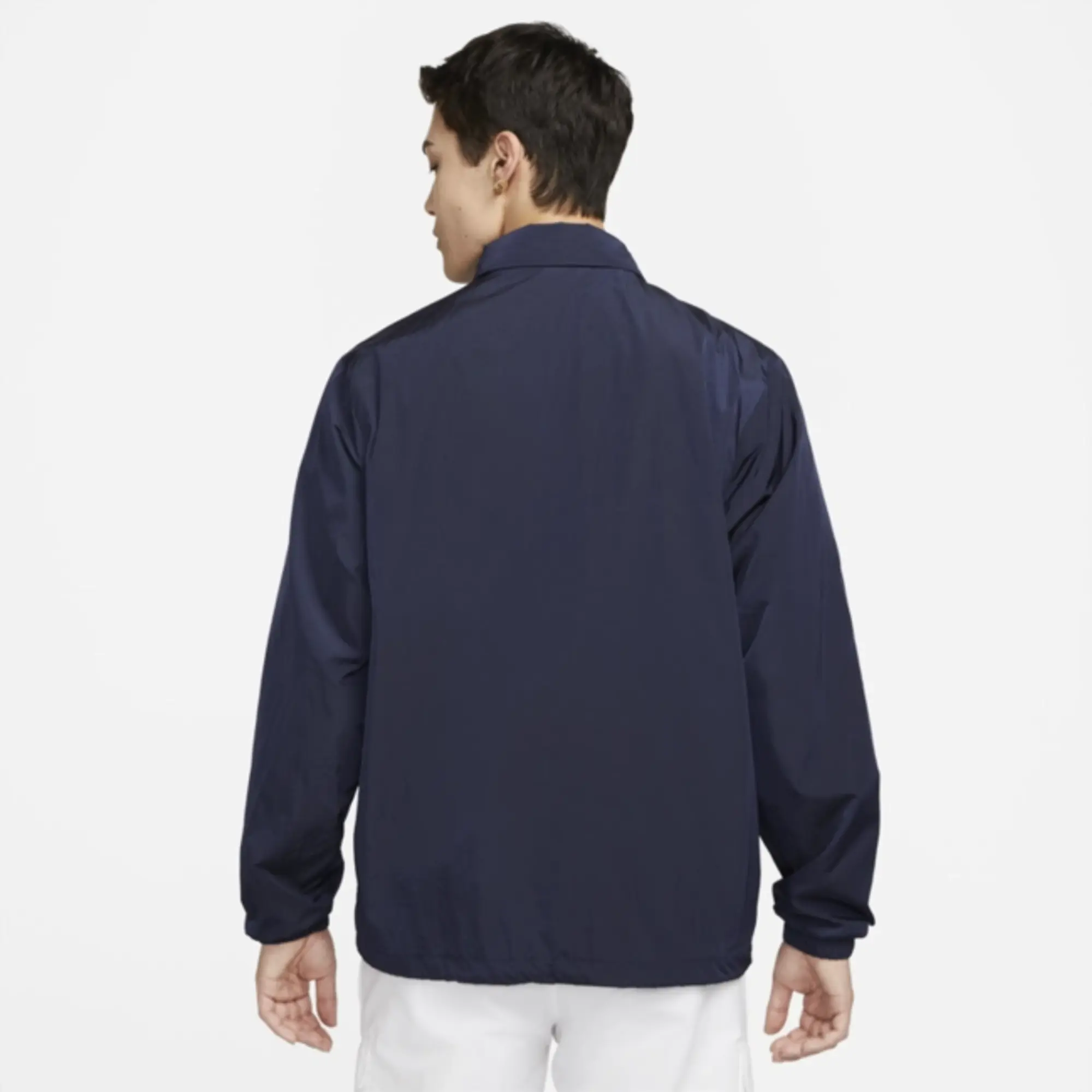 Nike Life Premium Coach Jacket In Midnight Navy-Blue | DQ5005-410 ...