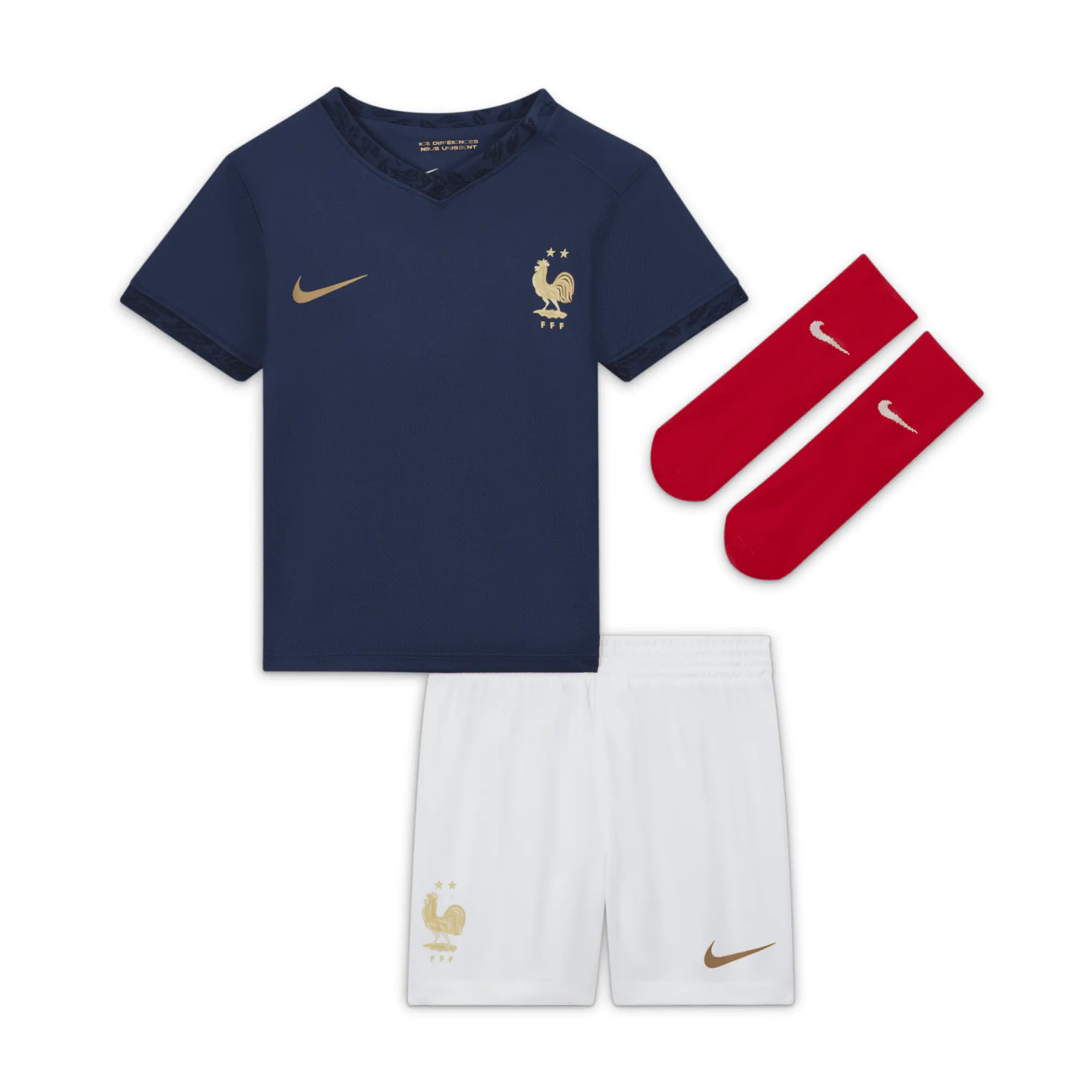 Nike France Baby SS Home Mini Kit 2022