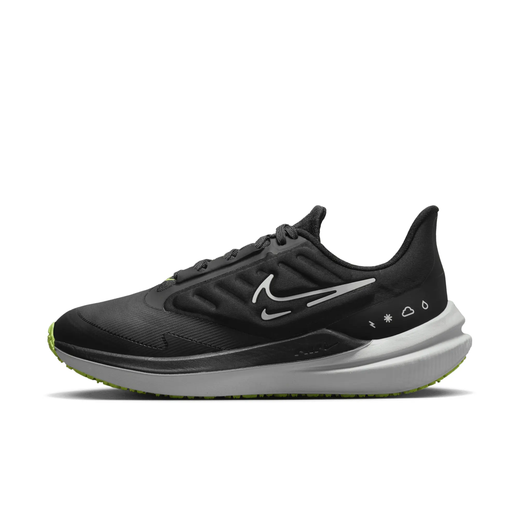 Nike Winflo 9 Shield Neutral Running Shoe Women - Black, White