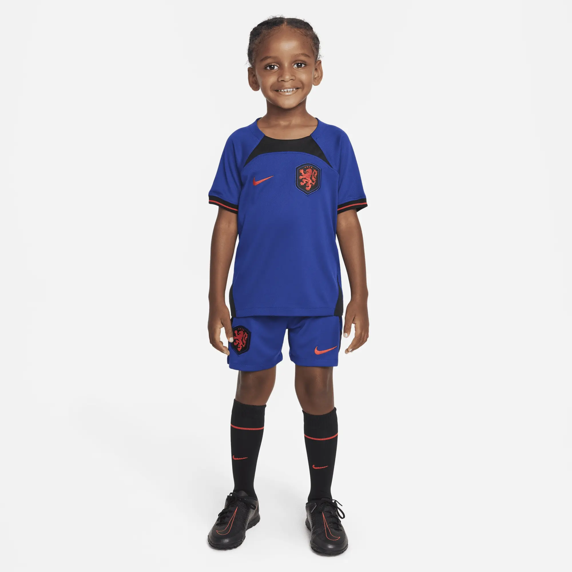 Nike Netherlands Kids SS Away Mini Kit 2022