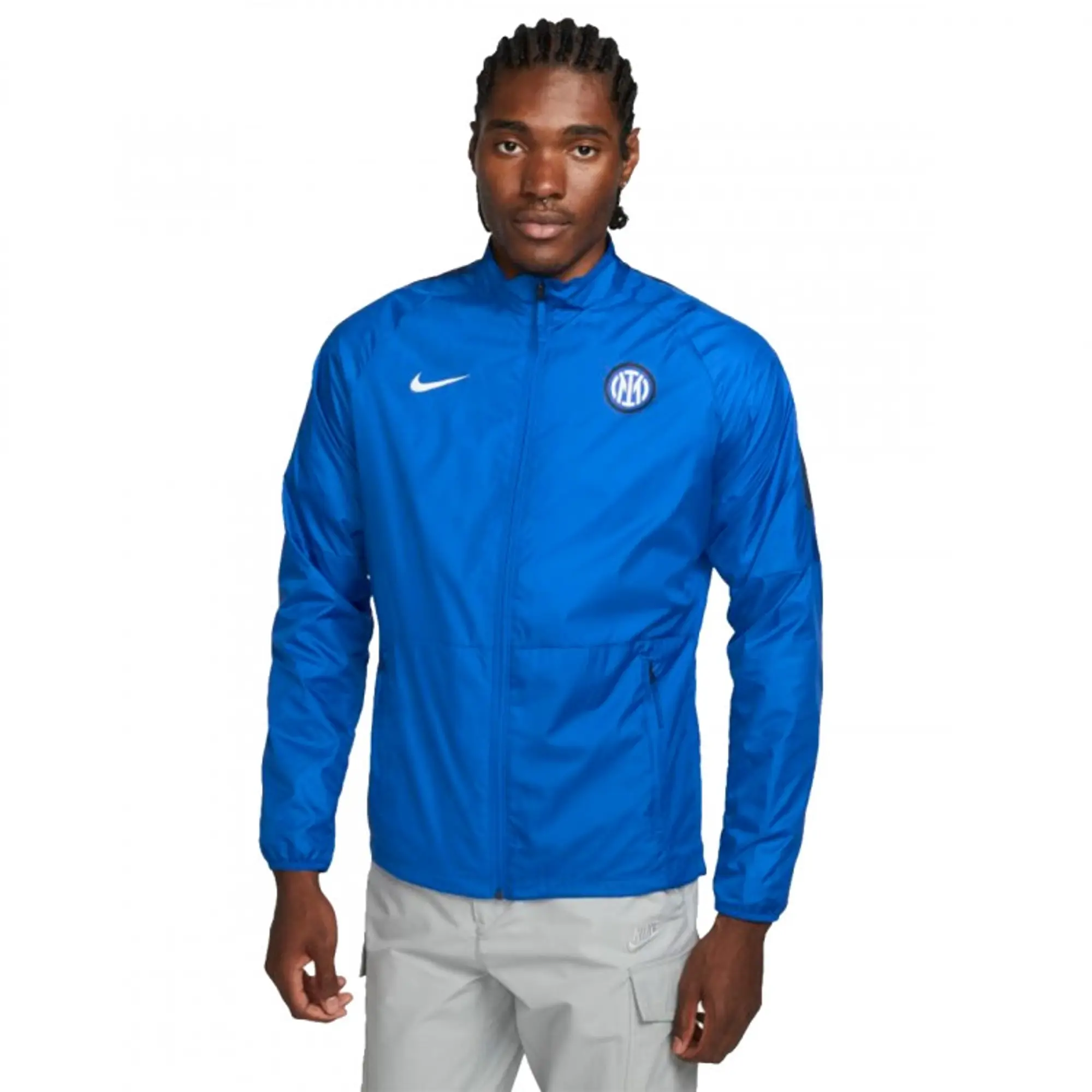 Nike Inter Jacket Repel Academy Awf - Lyon Blue/White - Blue