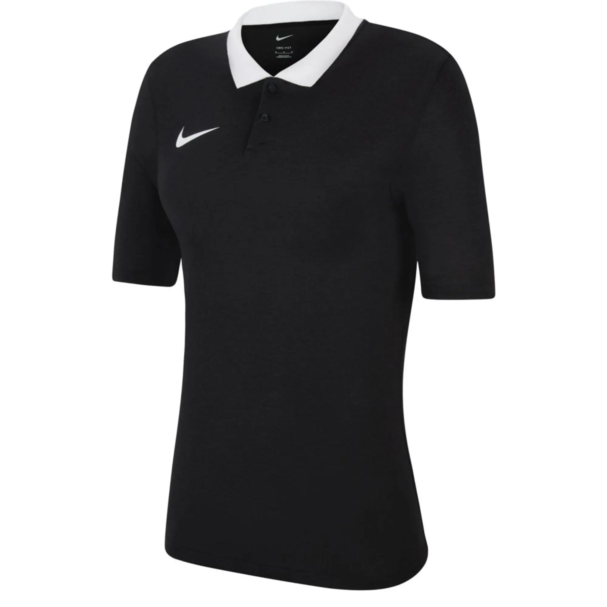 Nike Dri Fit Park Short Sleeve Polo  - Black