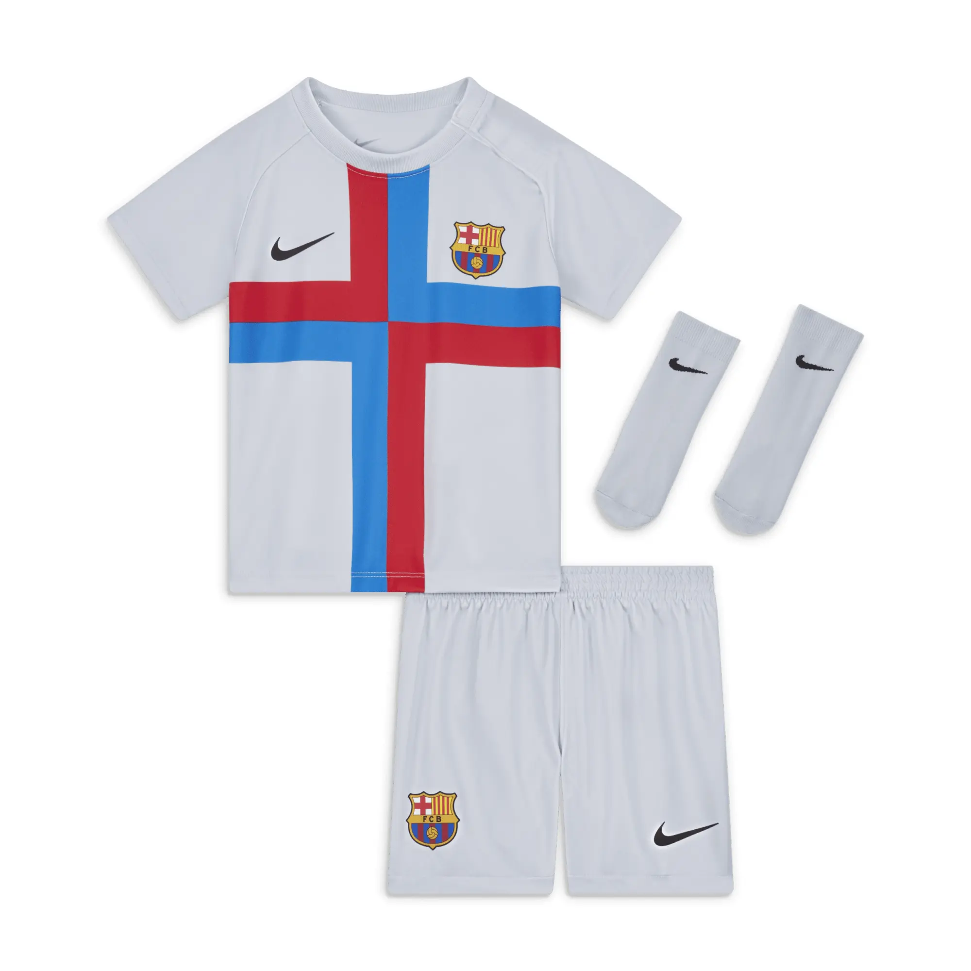 Nike Barcelona Baby SS Third Mini Kit 2022/23