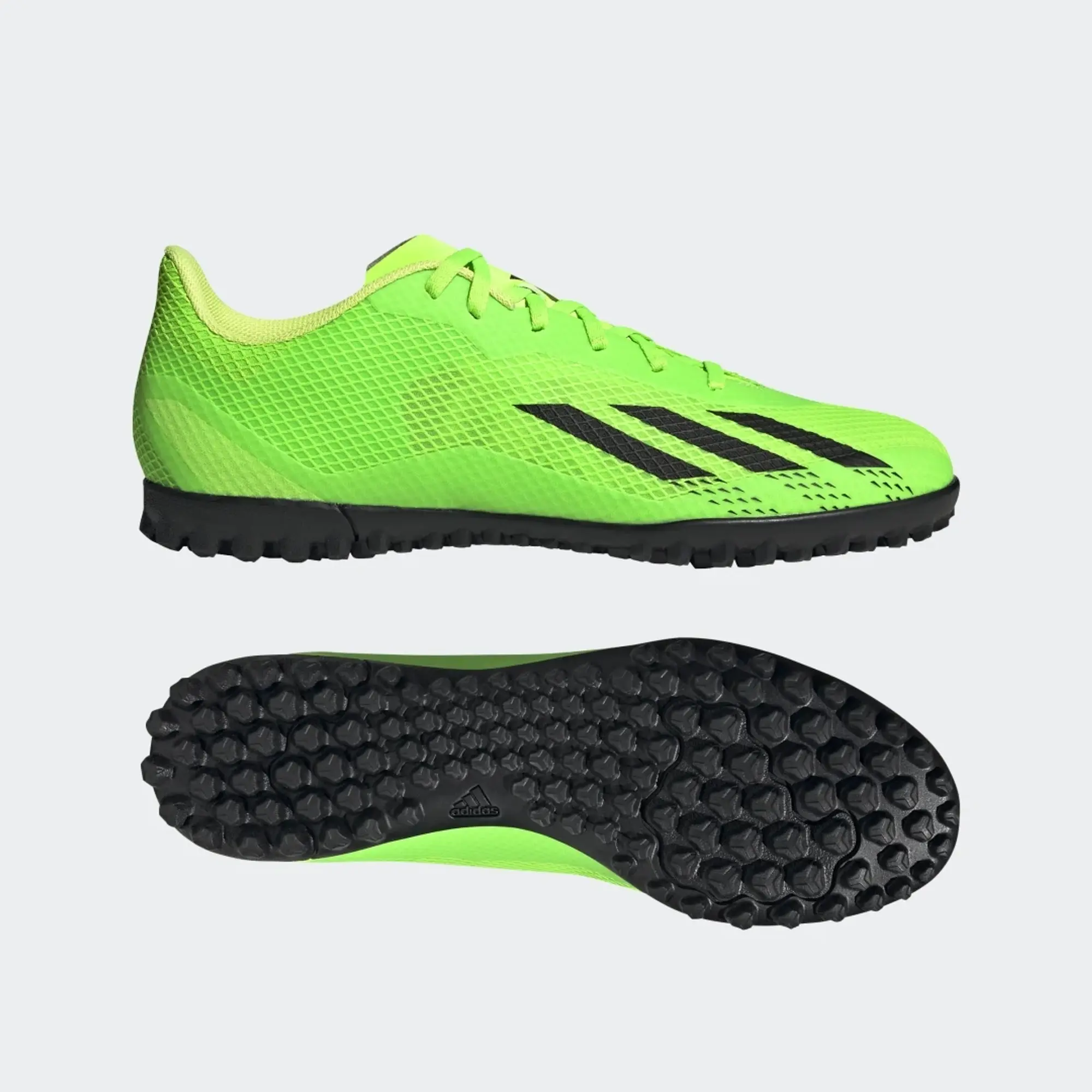 adidas X Speedportal.4 Turf Boots - Solar Green / Core Black / Solar Yellow