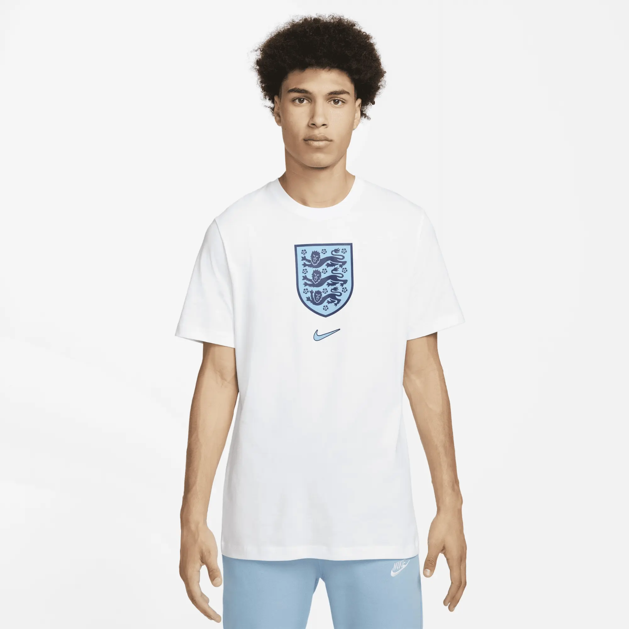Nike 2022-2023 England Crest Tee (White)