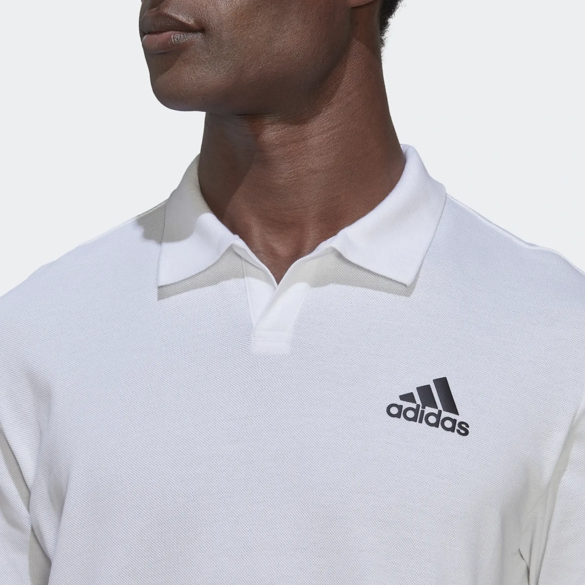 adidas Clubhouse 3-Bar Tennis Polo Shirt | HF6305 | FOOTY.COM