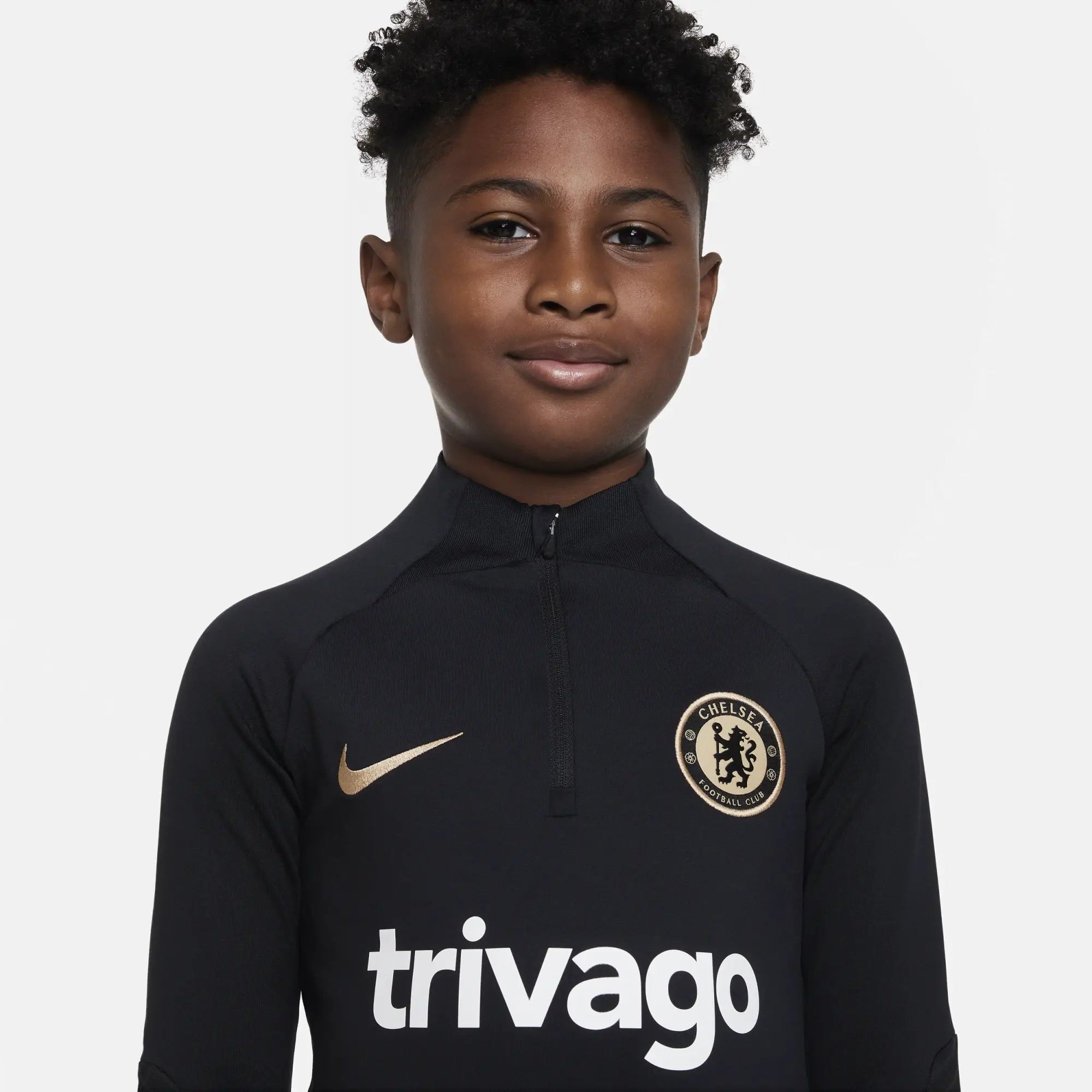 Nike Chelsea Strike Drill Top - Black - Kids
