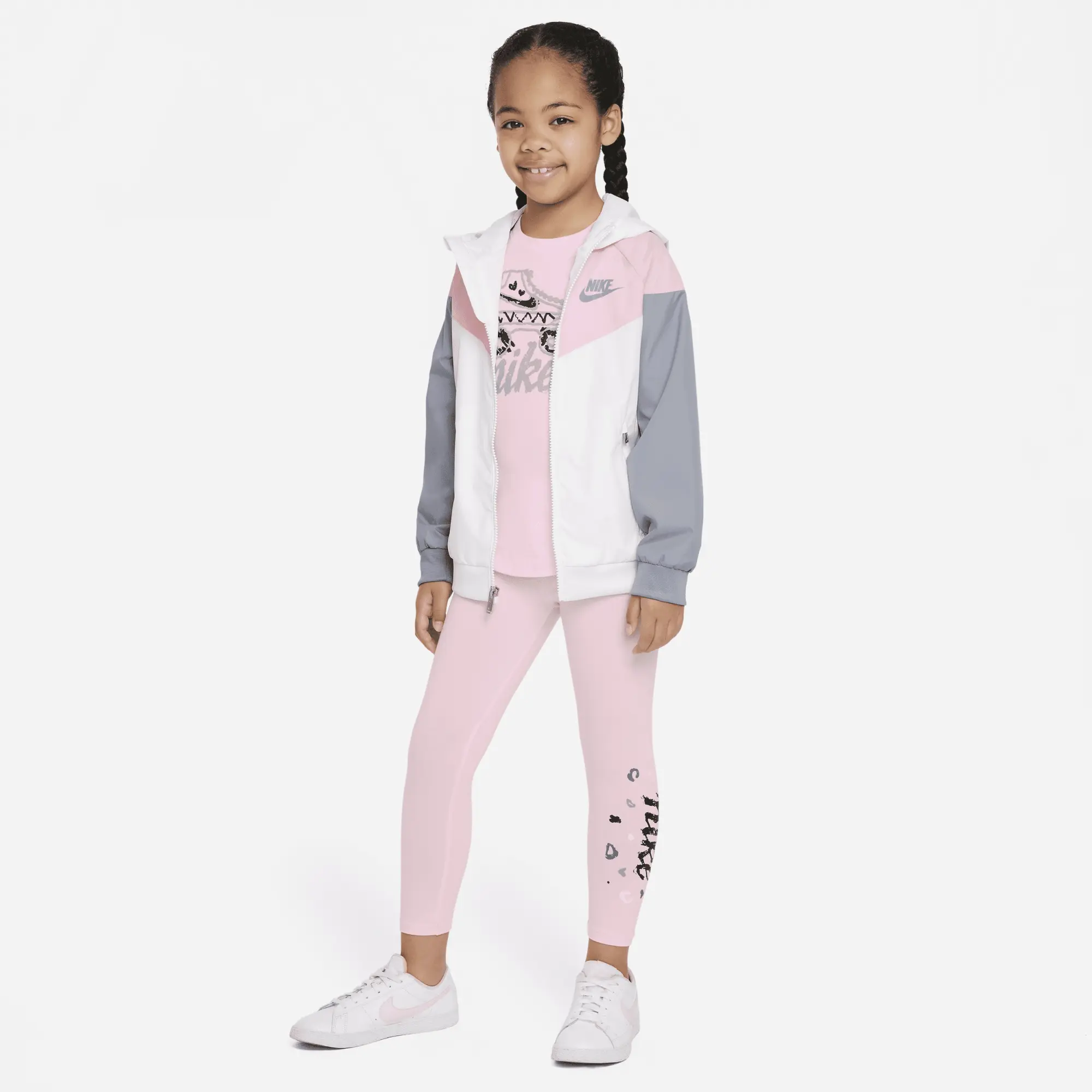 Nike Icon Clash Leggings Younger Kids' Leggings - Pink