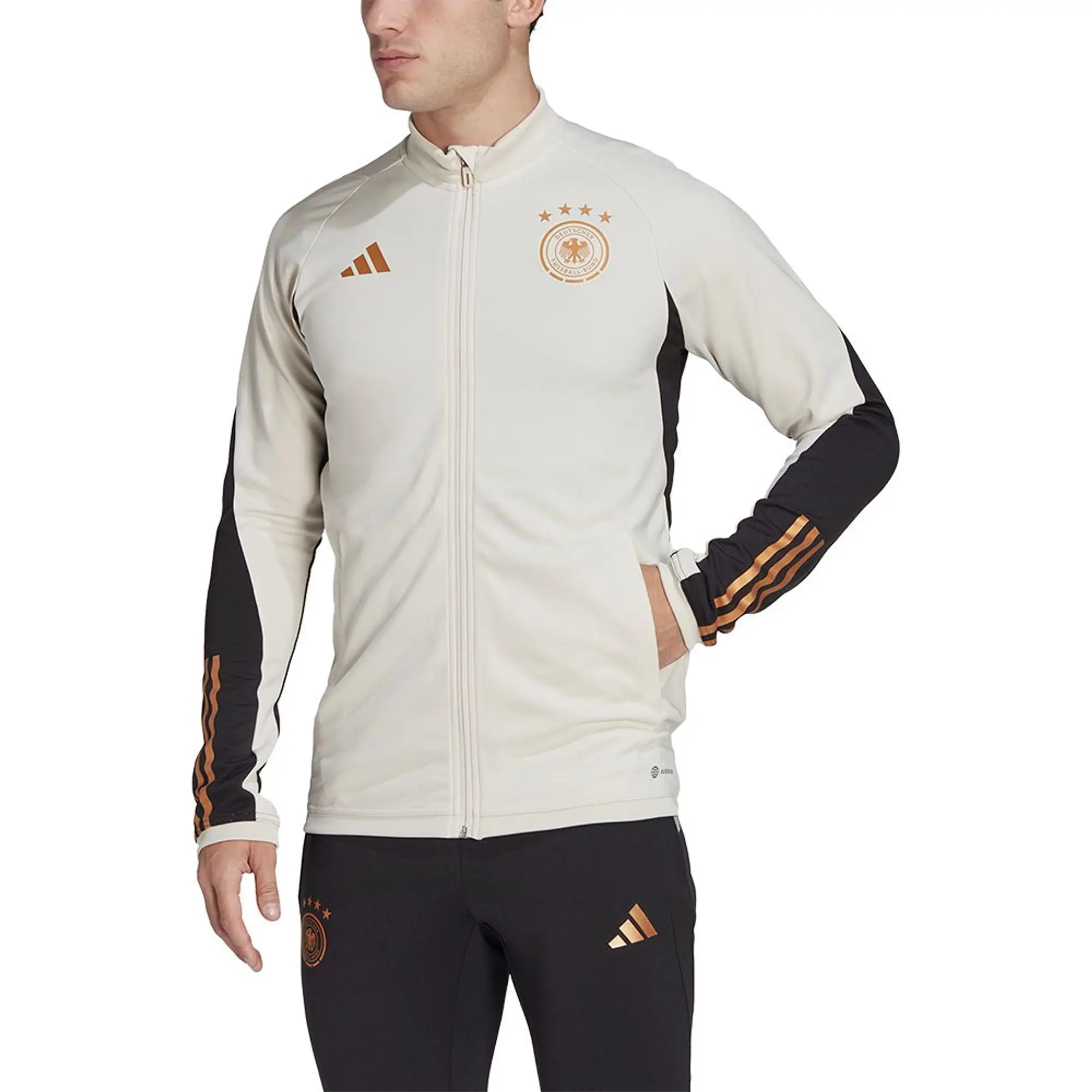 adidas 2022-2023 Germany Training Jacket (Alumina)