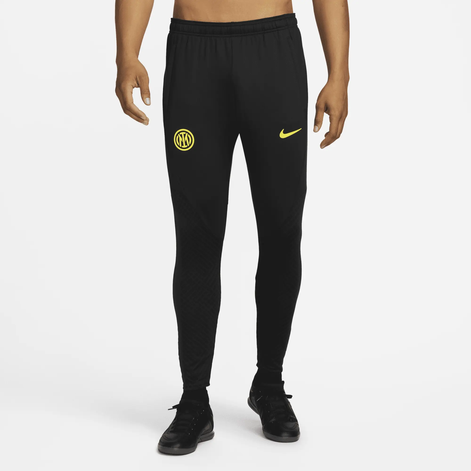 Nike Inter Track Pants Dri-Fit Strike - Black/Yellow - Black