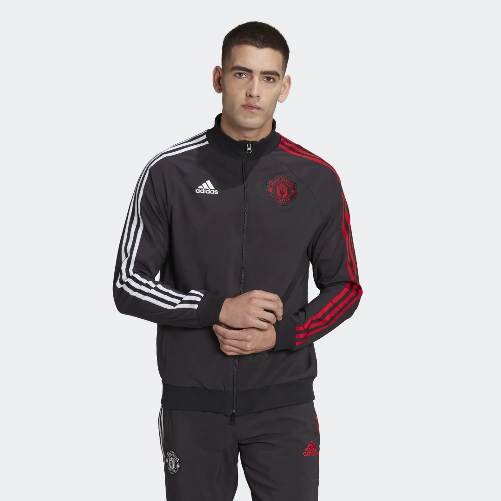 adidas Manchester United Travel Track Top - Black