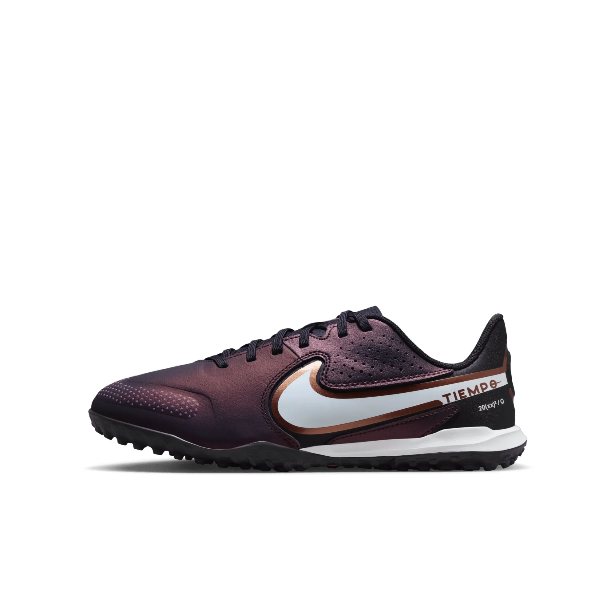 Nike Jr. Tiempo Legend 9 Academy TF Younger/Older Kids' Turf Football Shoes - Purple
