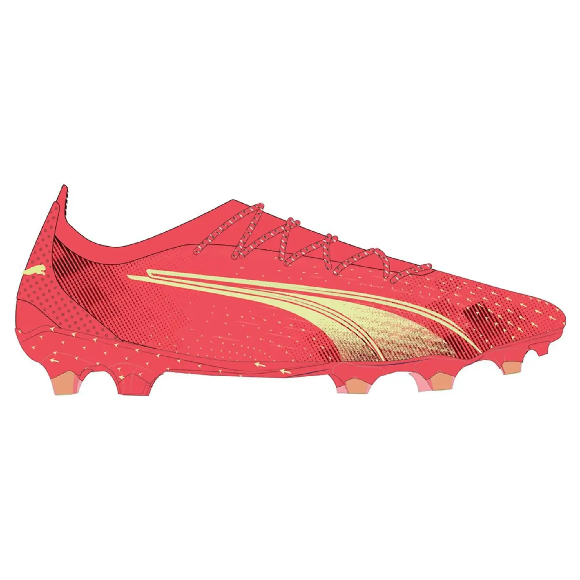 Puma ULTRA Ultimate FG/AG Red Womens Football Boots