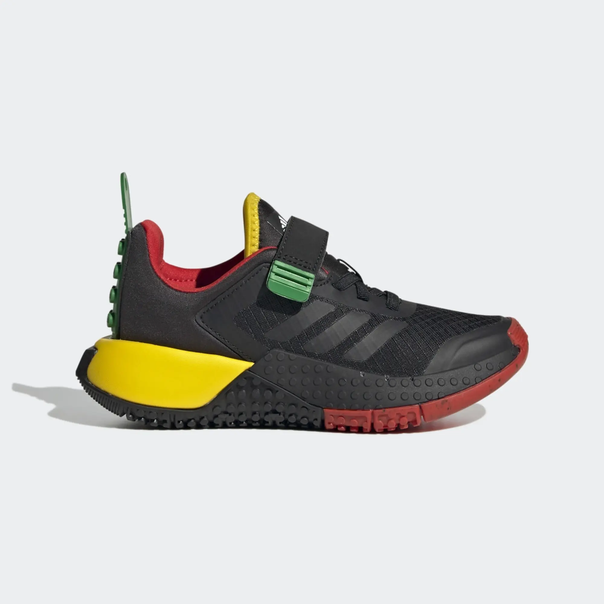 adidas DNA x LEGO® Elastic Lace and Top Strap Shoes - Core Black / Core Black / Red