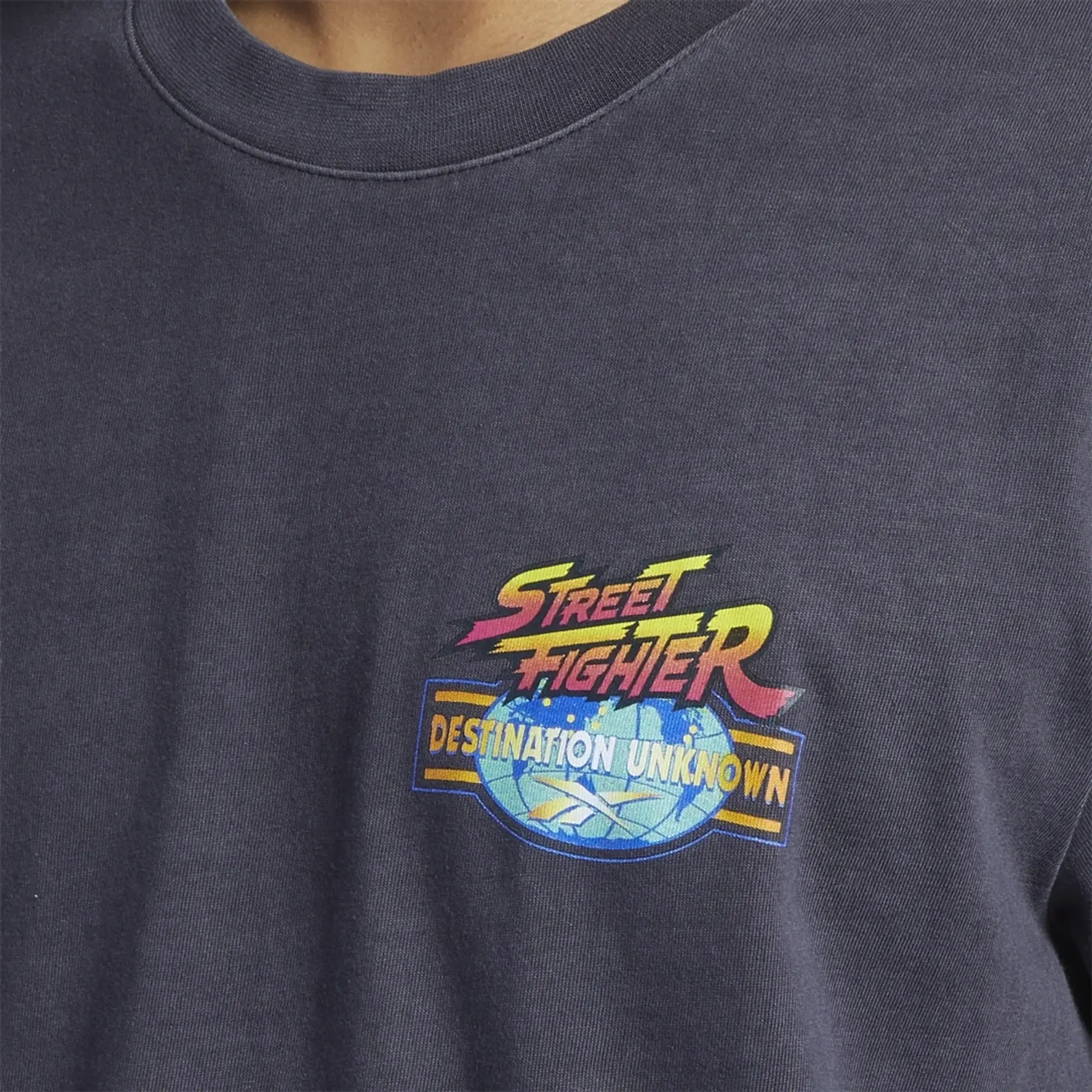 Reebok Street Fighter Graphic T-Shirt - Black