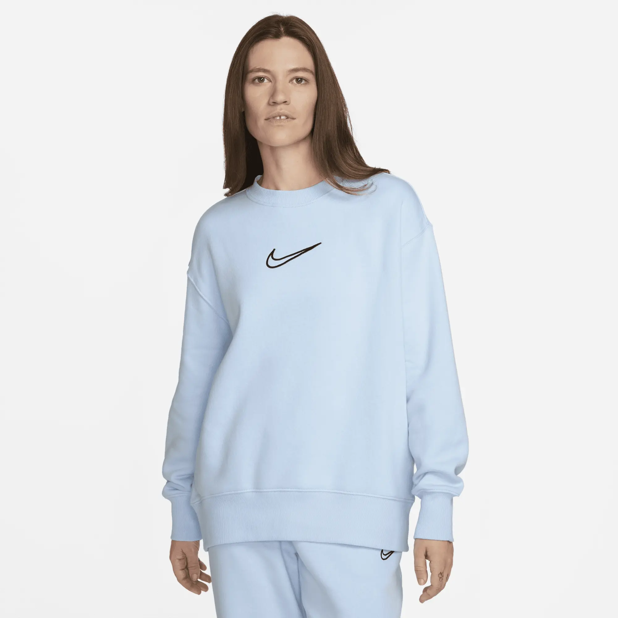 Stand Out in Nike Women's Phoenix Fleece Crew-Neck Sweatshirt | FJ1016 ...