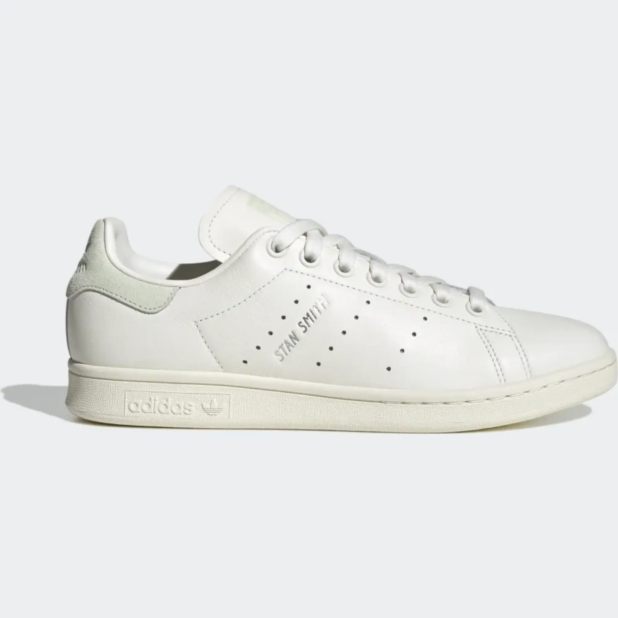 Adidas Originals Stan Smith Trainers In White And Green