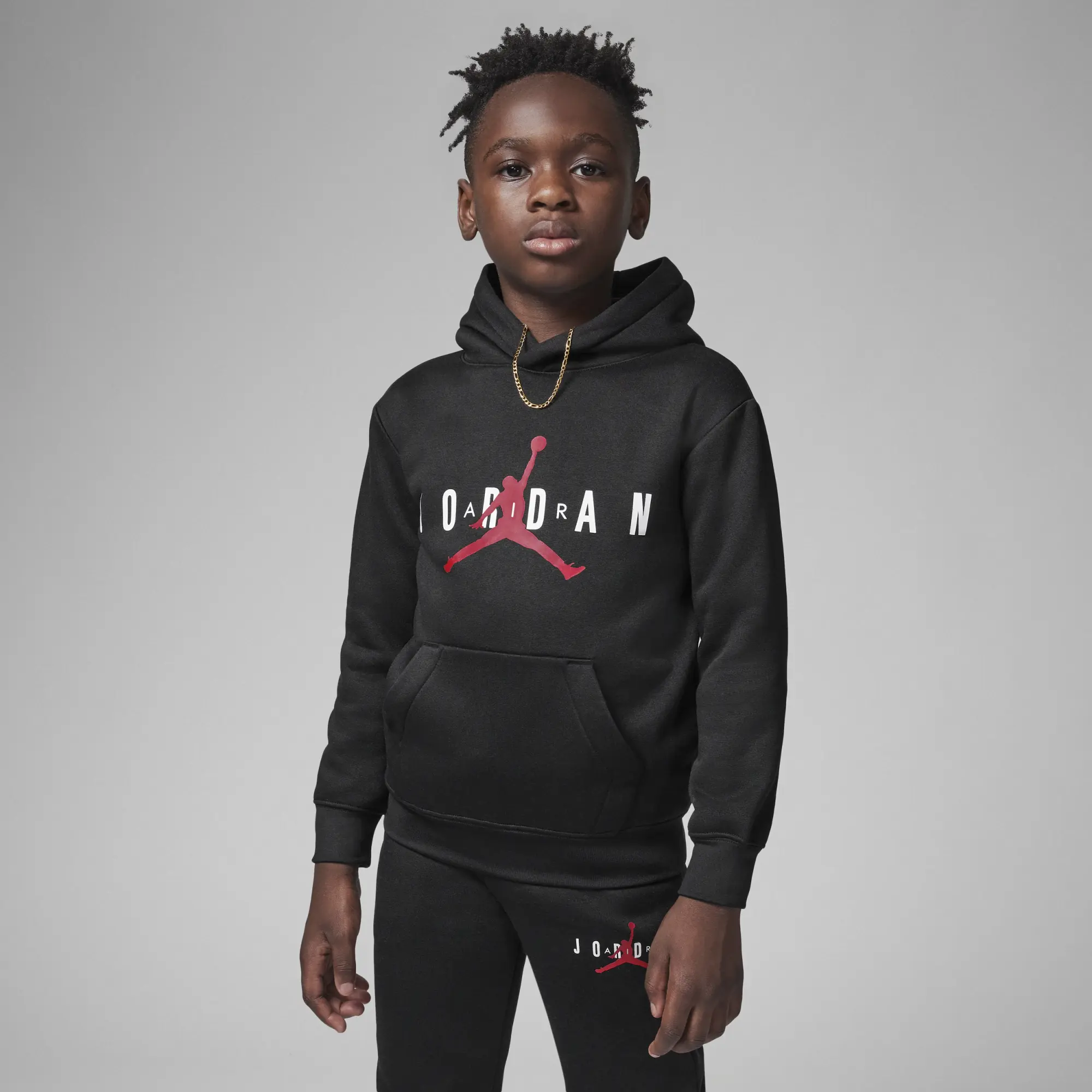 Nike Jordan Younger Kids' Sustainable Pullover Hoodie - Black