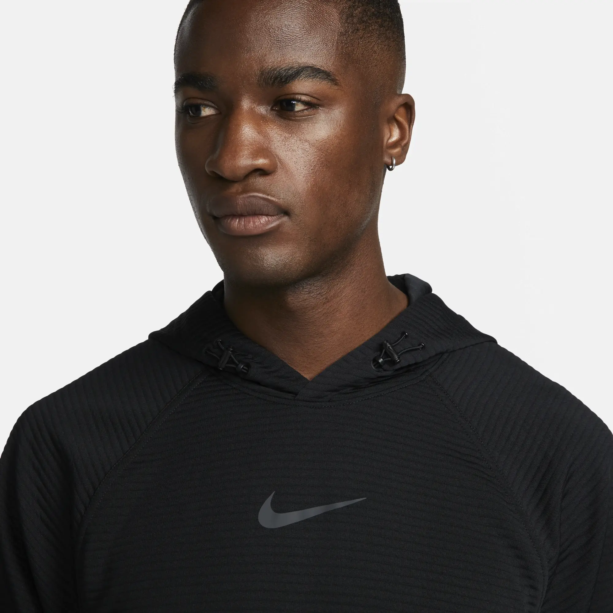 Nike Pro Dri-FIT Men's Fleece Fitness Sweatshirt - Black | DV9821-010 ...