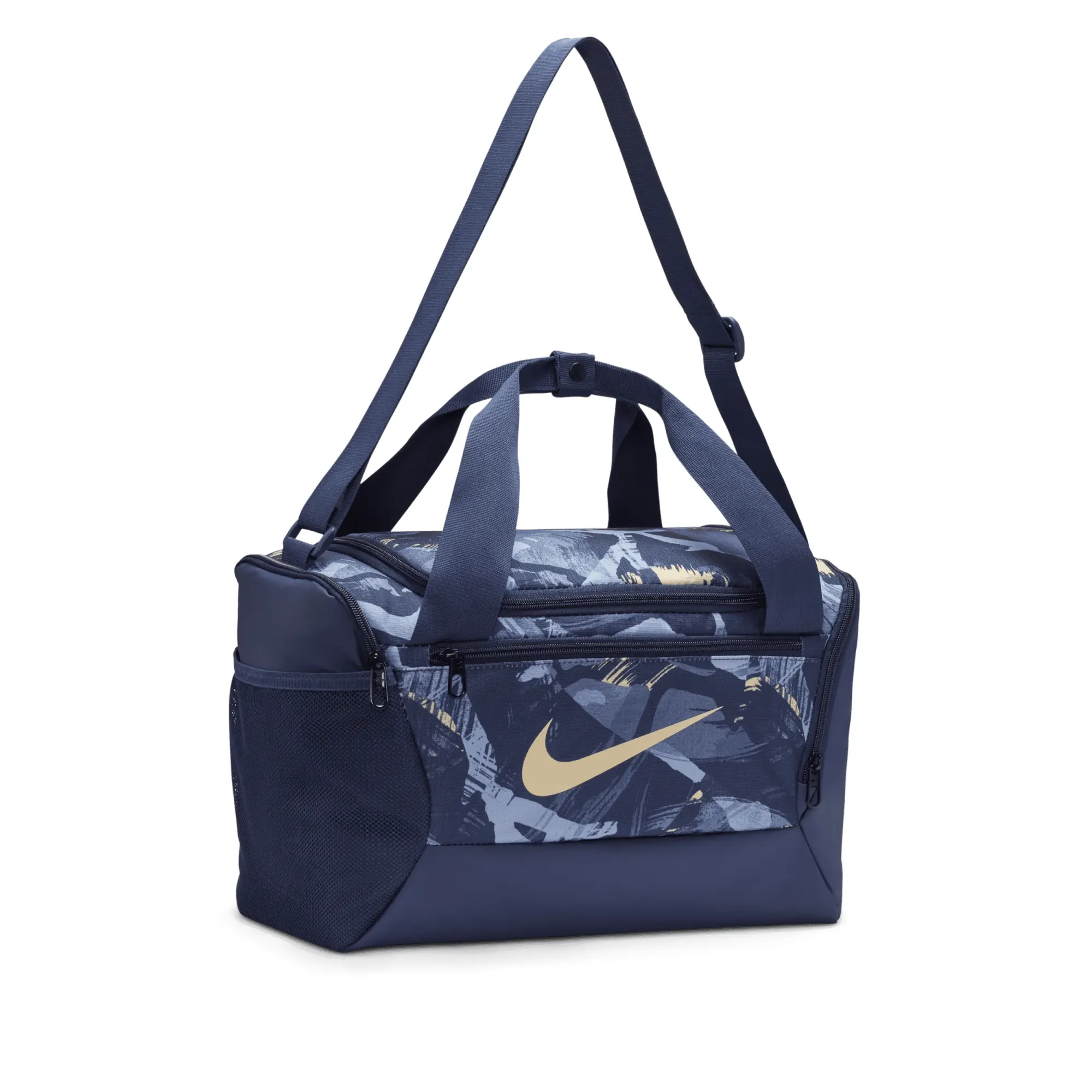Nike Brasilia Printed Duffel Bag (Extra Small, 25L) - Blue, DR6123-410