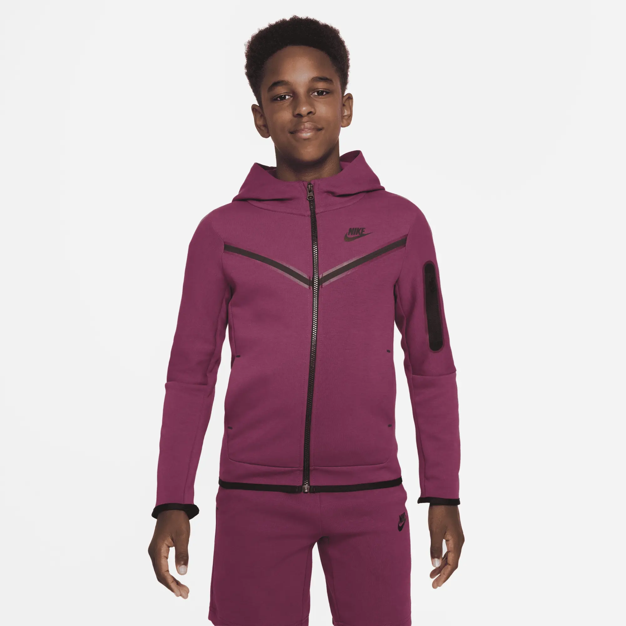 Nike Hoodie Nsw Tech Fleece - Red