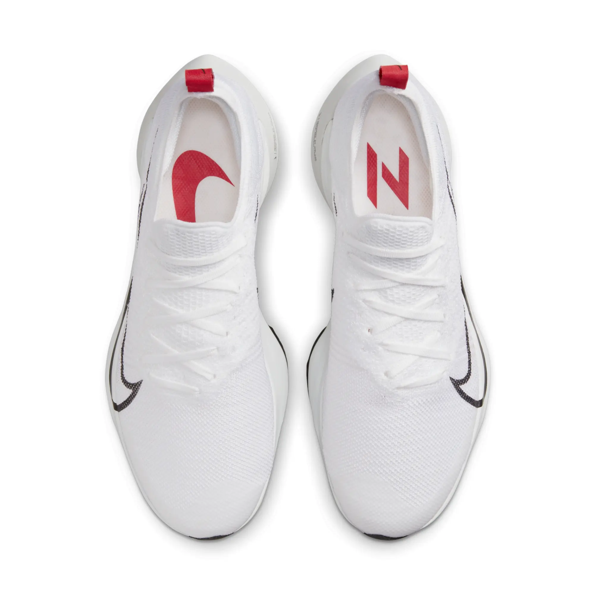 Nike Air Zoom Tempo NEXT% White Light Crimson Platinum Tint Black Shoes