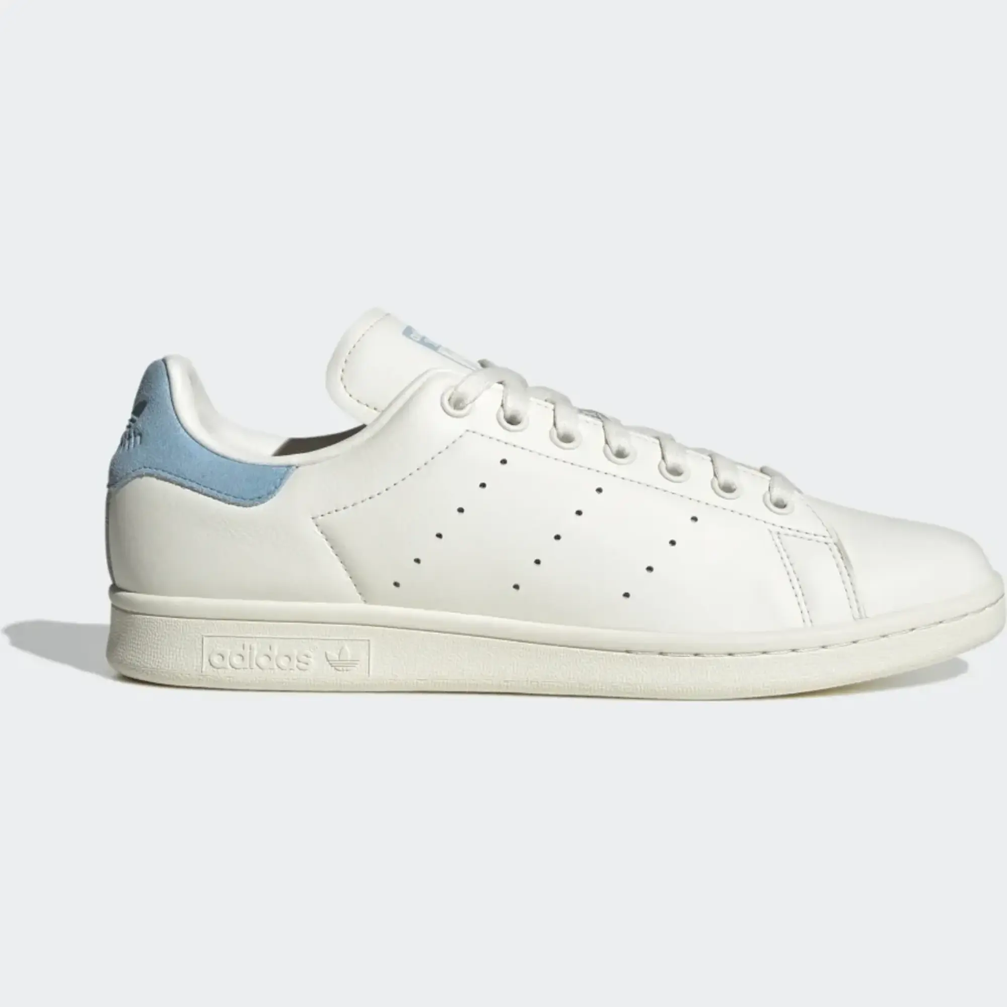 Adidas Originals Stan Smith Trainers In White And Blue