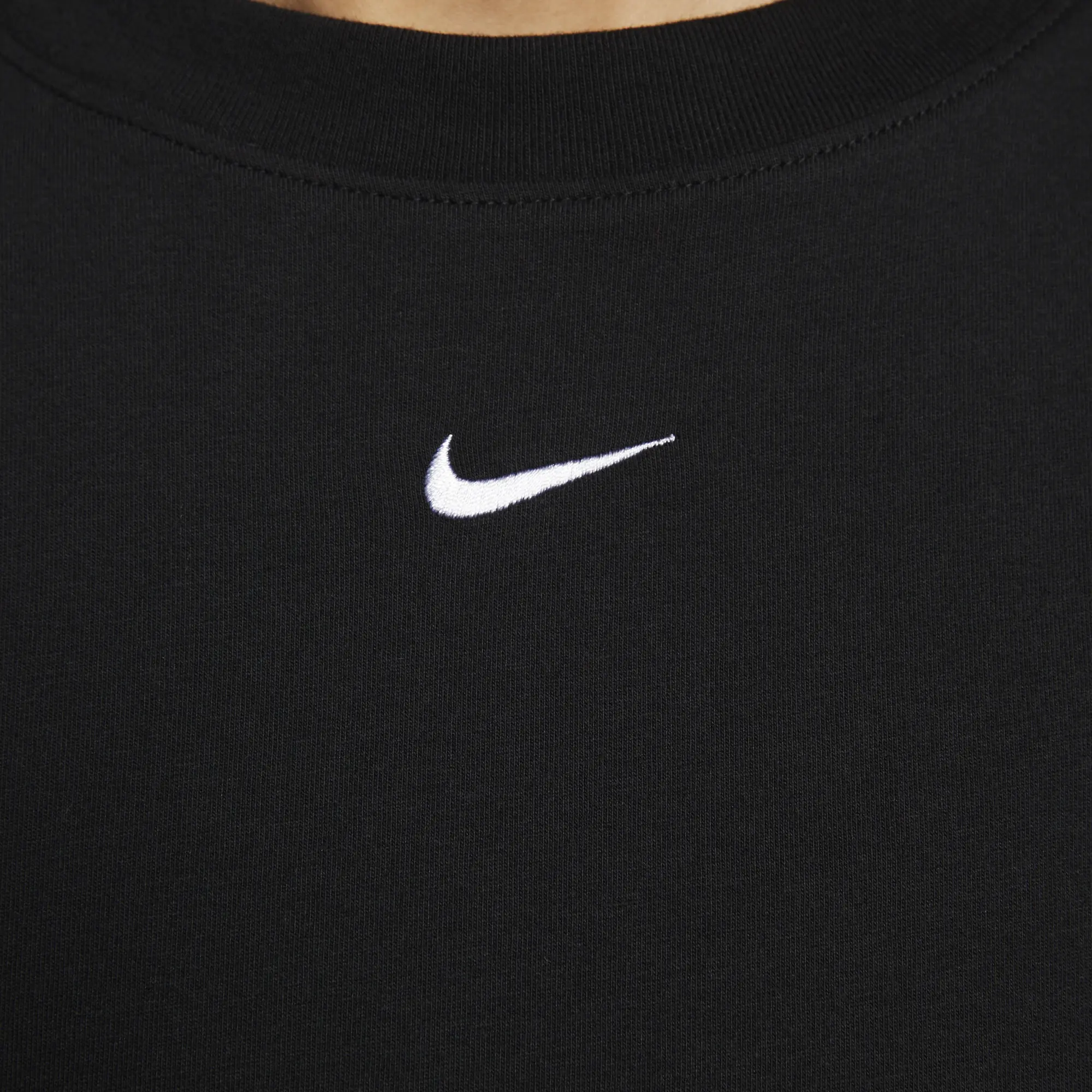 Nike Sportswear Essential Women's Short-Sleeve T-Shirt Dress - Black ...