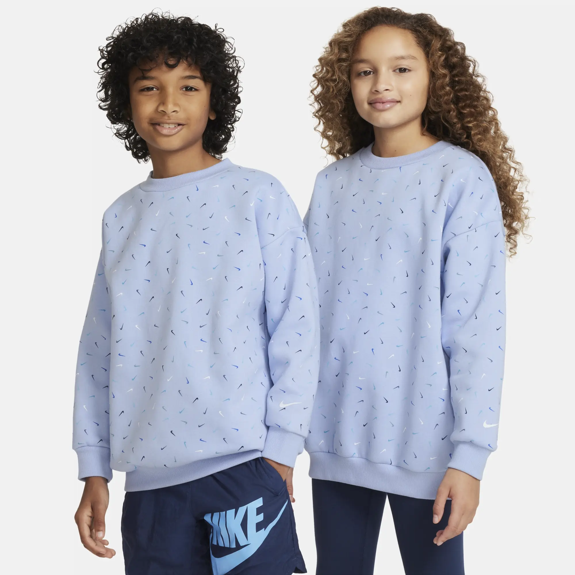 Nike Sportswear Icon Fleece Older Kids' Fleece Sweatshirt - Blue