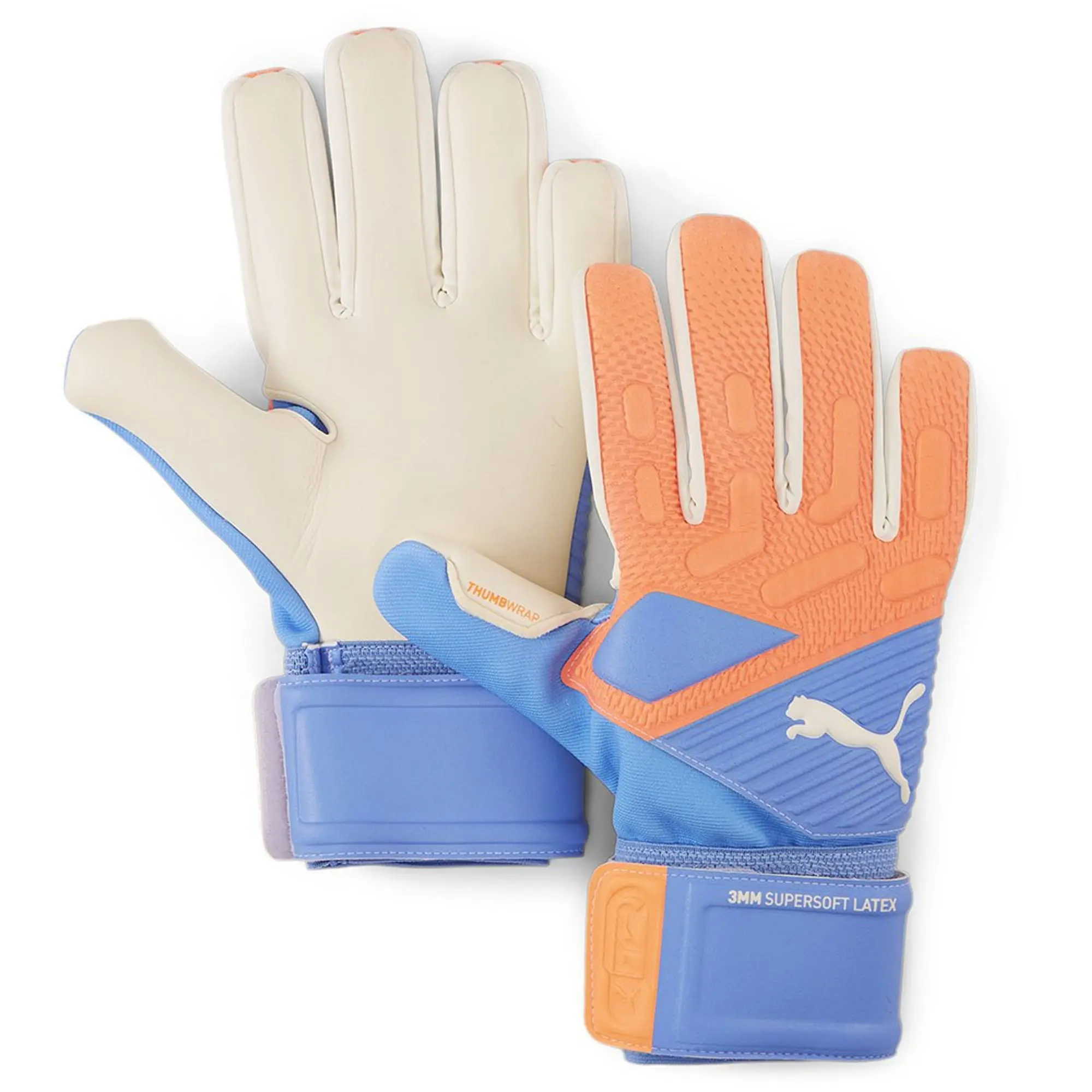 PUMA Future Match Nc Goalkeeper Gloves, Ultra Orange/Blue Glimmer