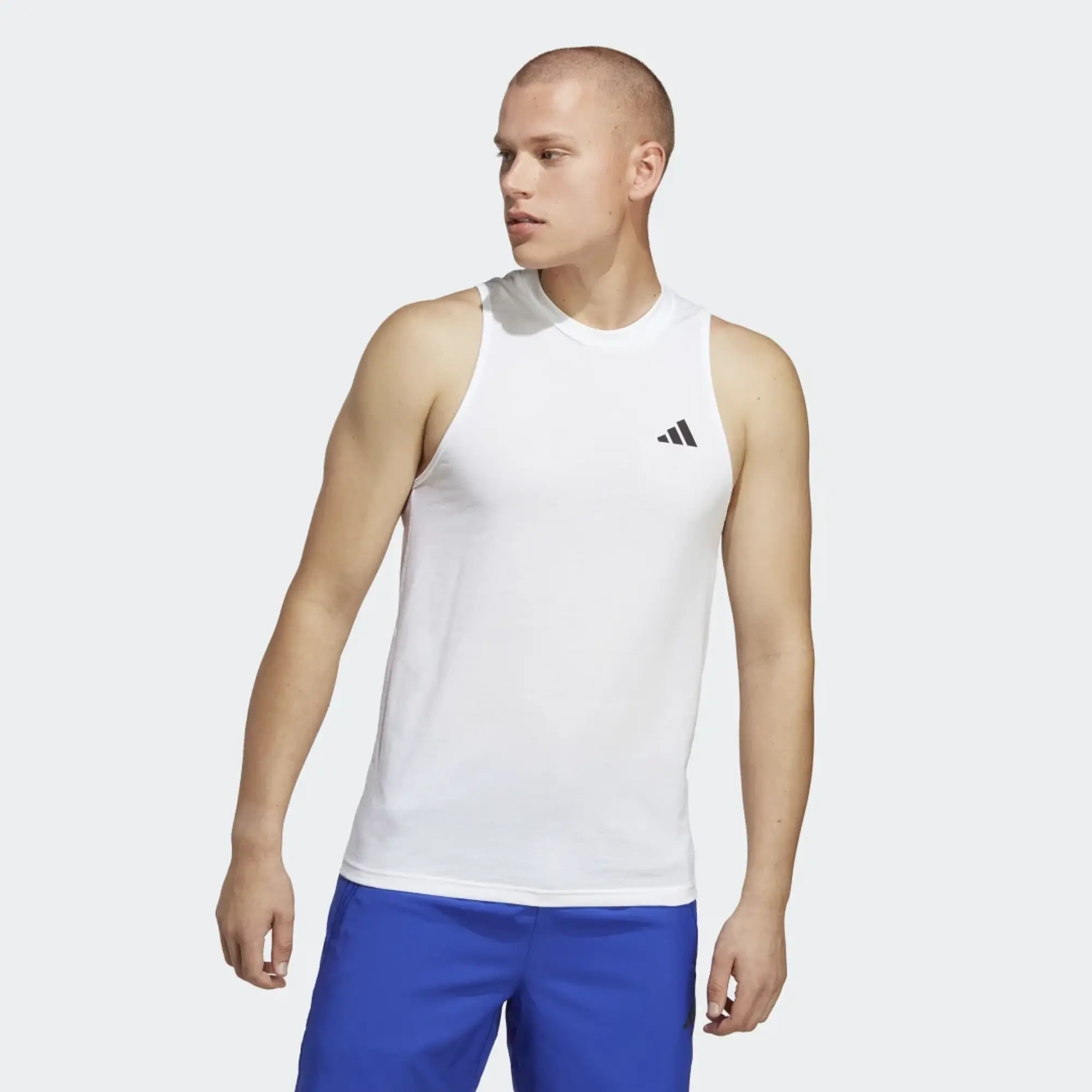 Adidas Tr-es Fr Sl Sleeveless T-shirt  - White