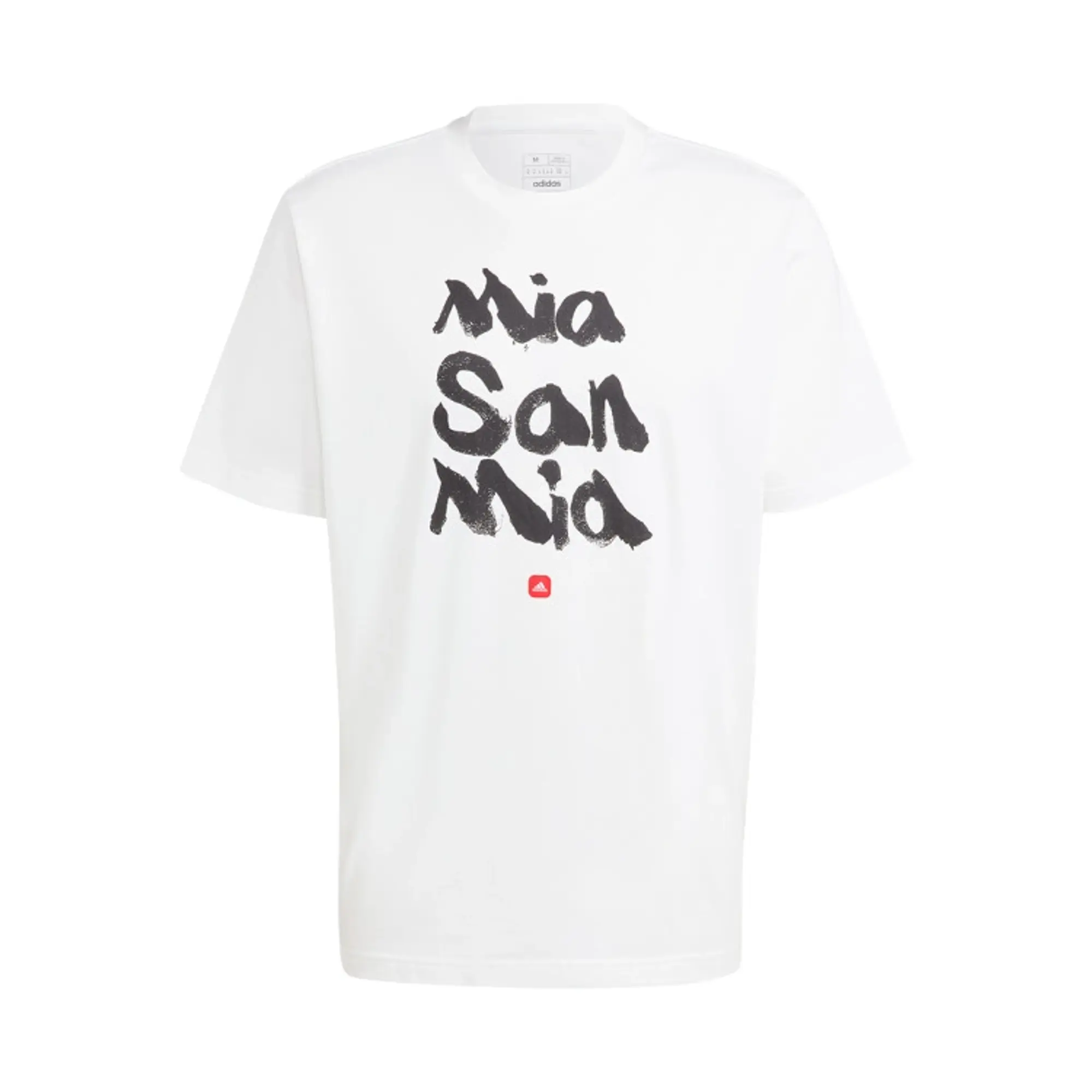 adidas FC Bayern Calligraphy T-Shirt - White