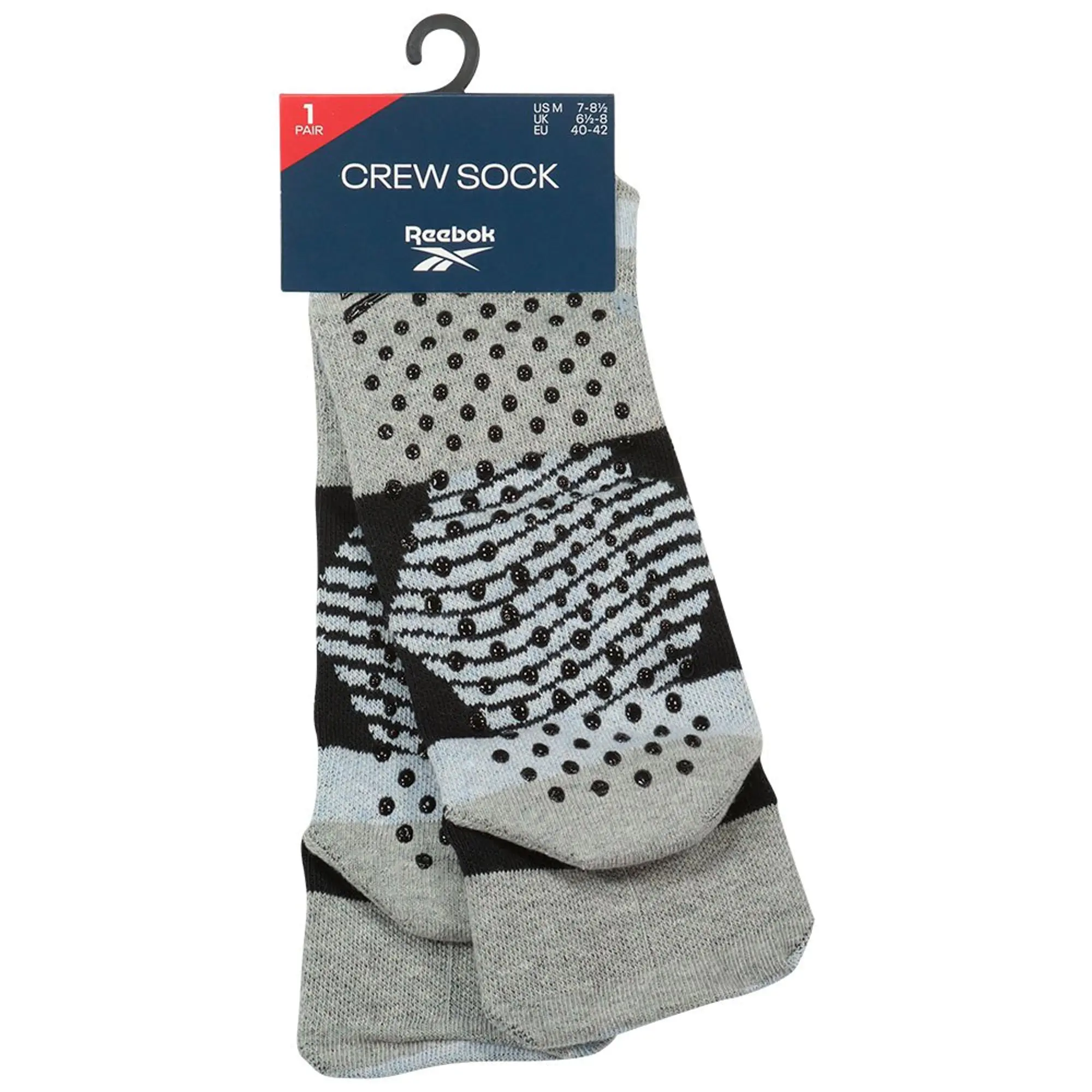 Reebok Classics Tailored Hf Grip Socks  - Black