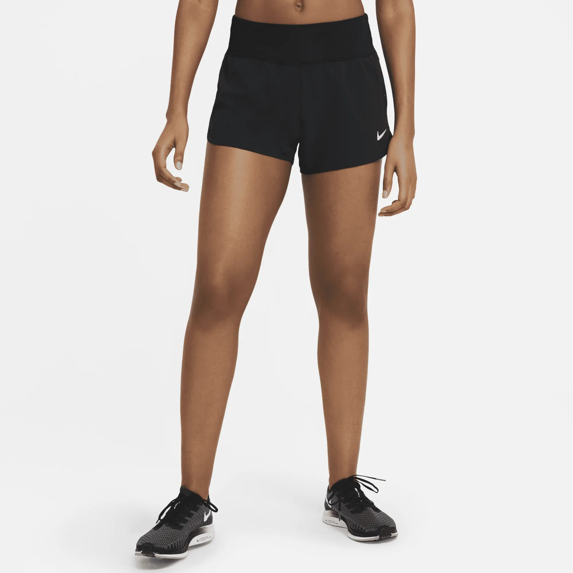 Nike Running Eclipse 3 Inch Shorts In Black