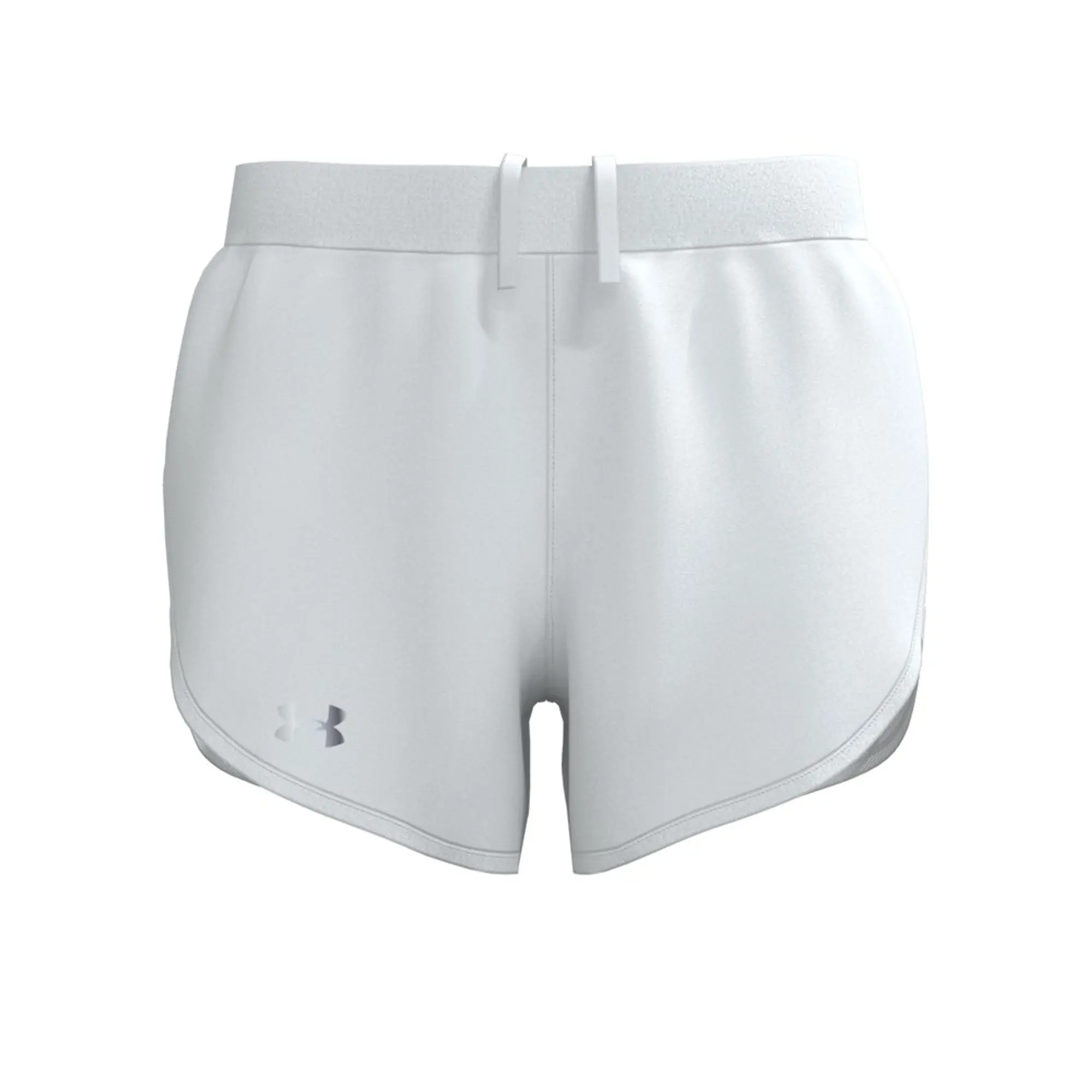 Under Armour Womens Fly By Elite 3 Shorts - White