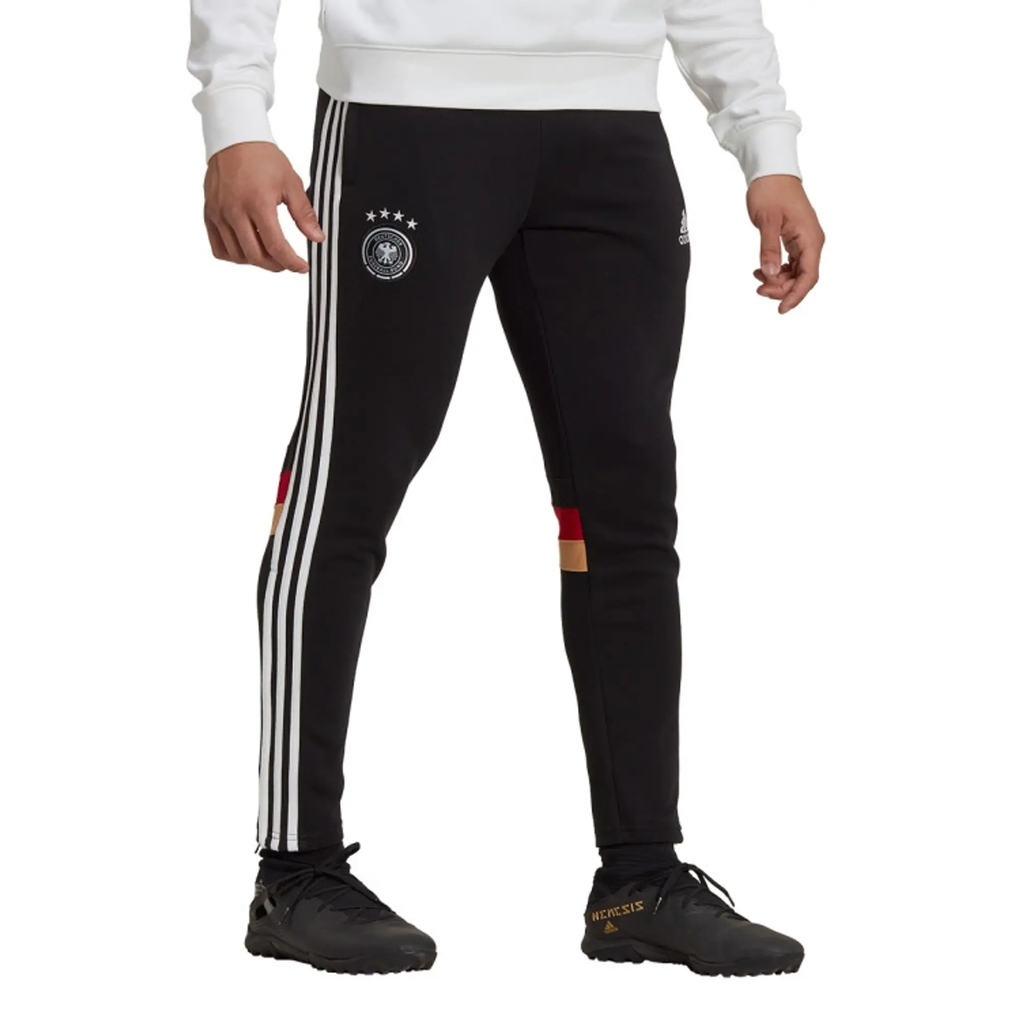 adidas Germany Training Trousers Icon 2022/23 - Black/White - Black