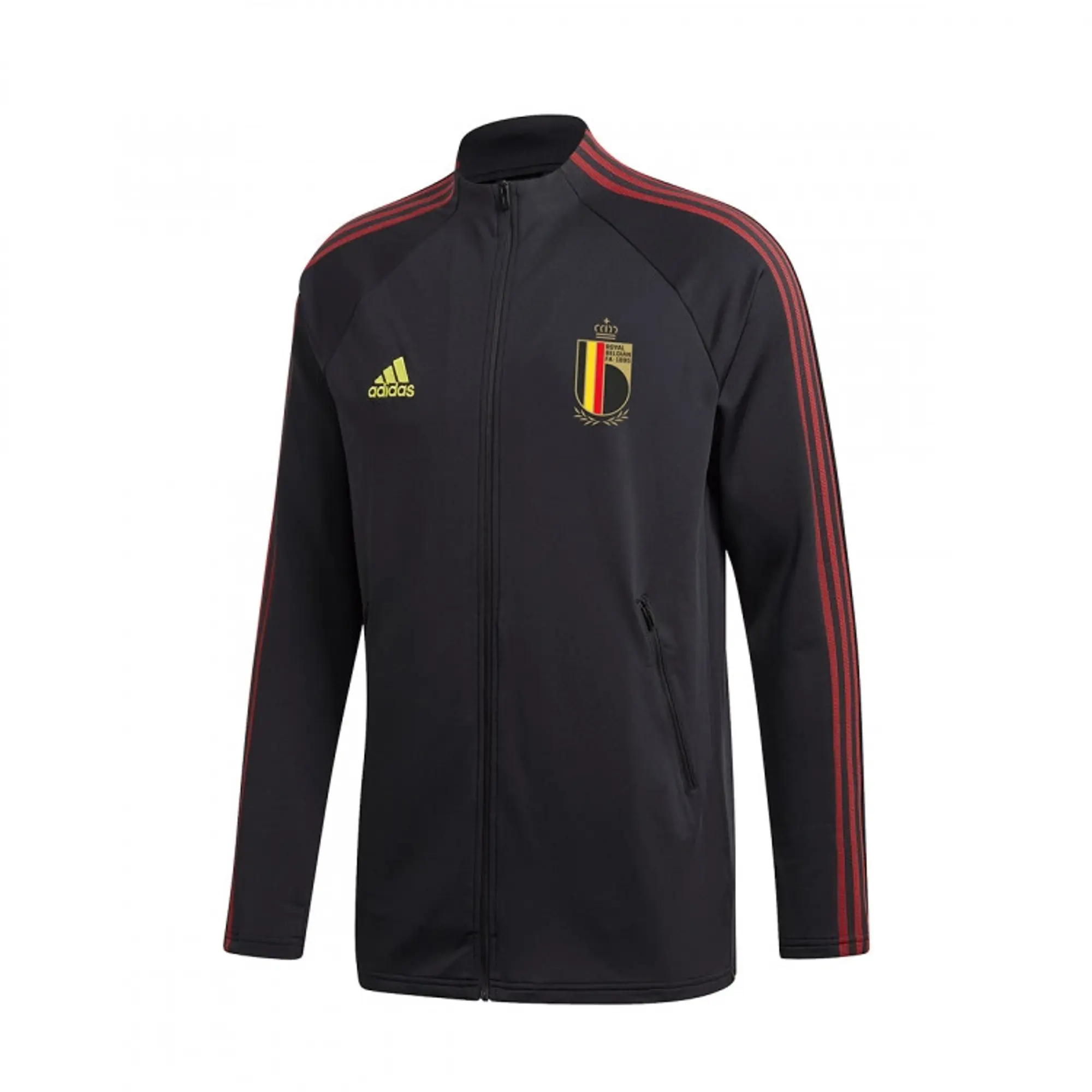 adidas 2020-2021 Belgium Anthem Jacket (Black)