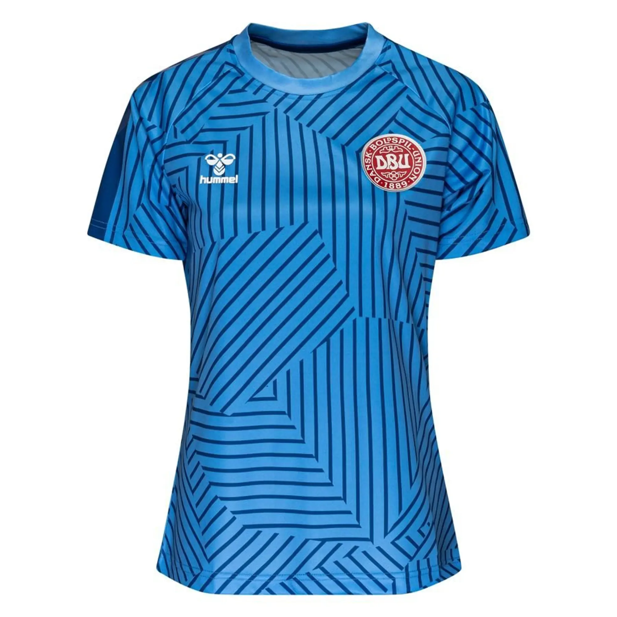Hummel Denmark Womens SS Pre-Match Home Shirt 2022