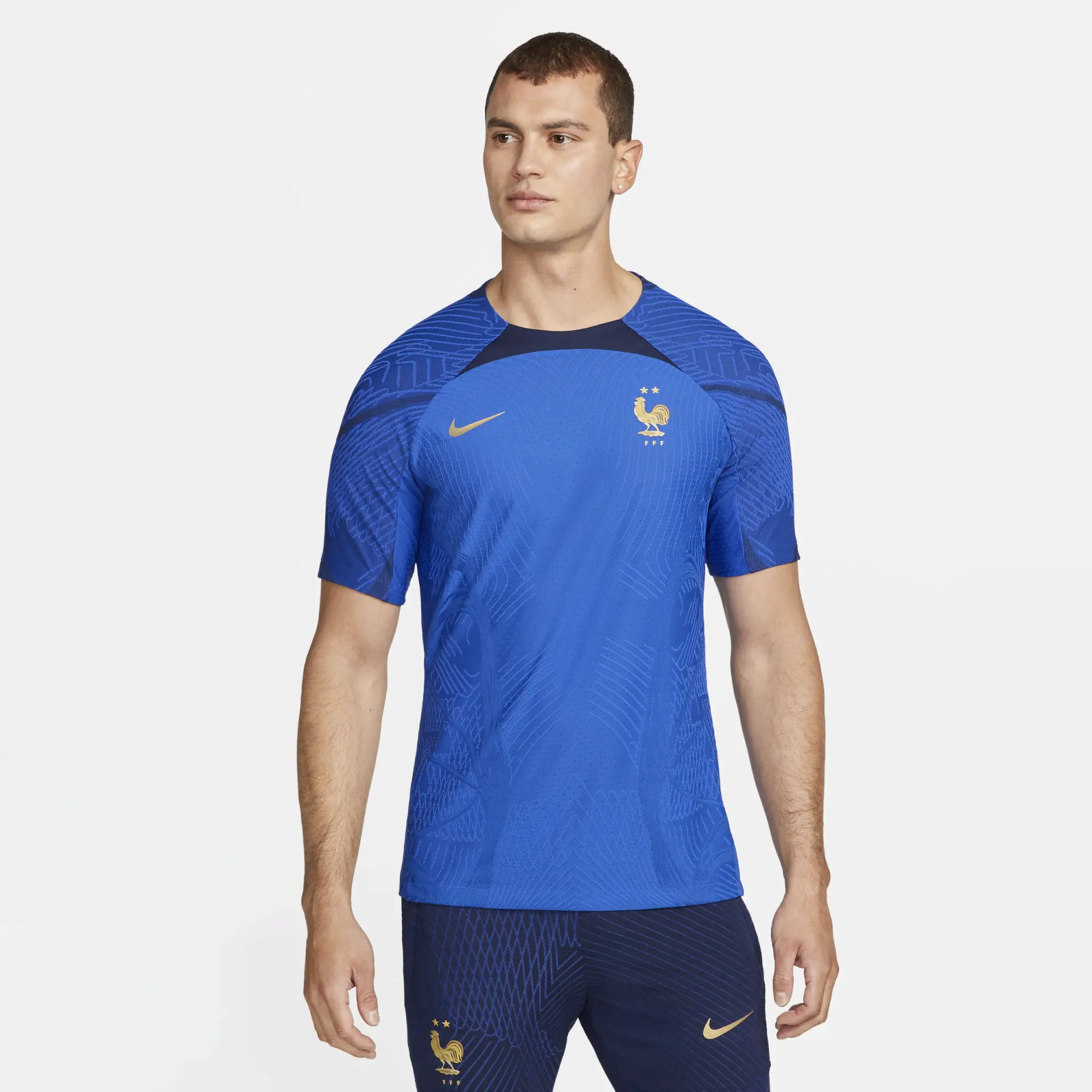 Nike France Mens SS Player Issue Home Shirt 2022