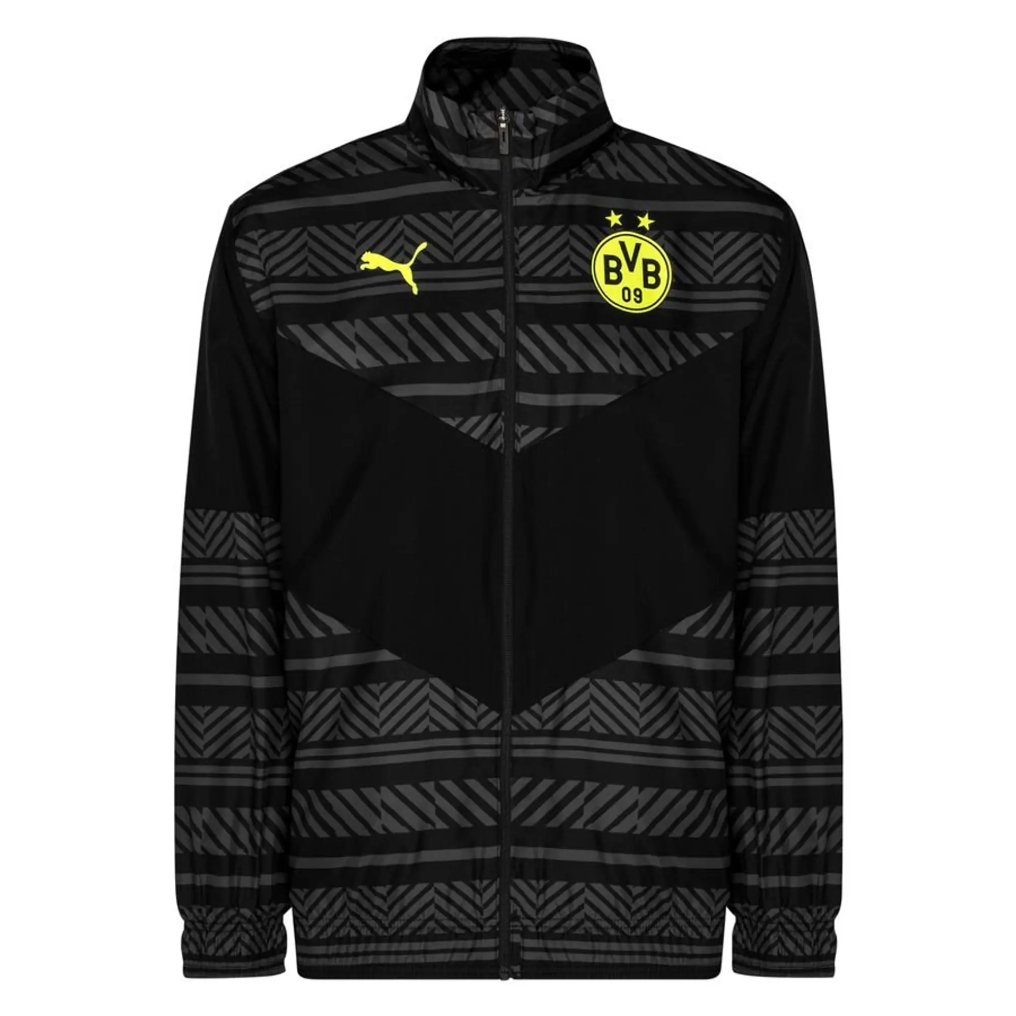 Puma Borussia Dortmund Pre Match Jacket - Black
