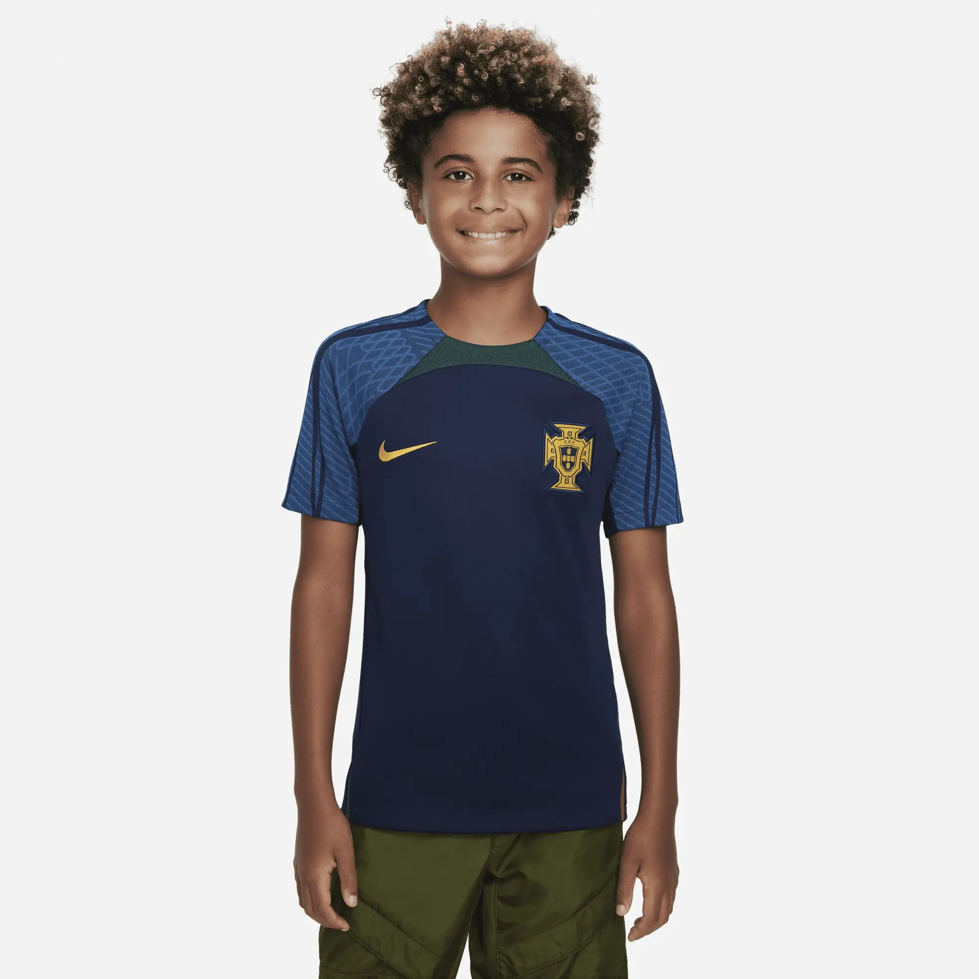 Nike Portugal Kids SS Home Shirt 2022