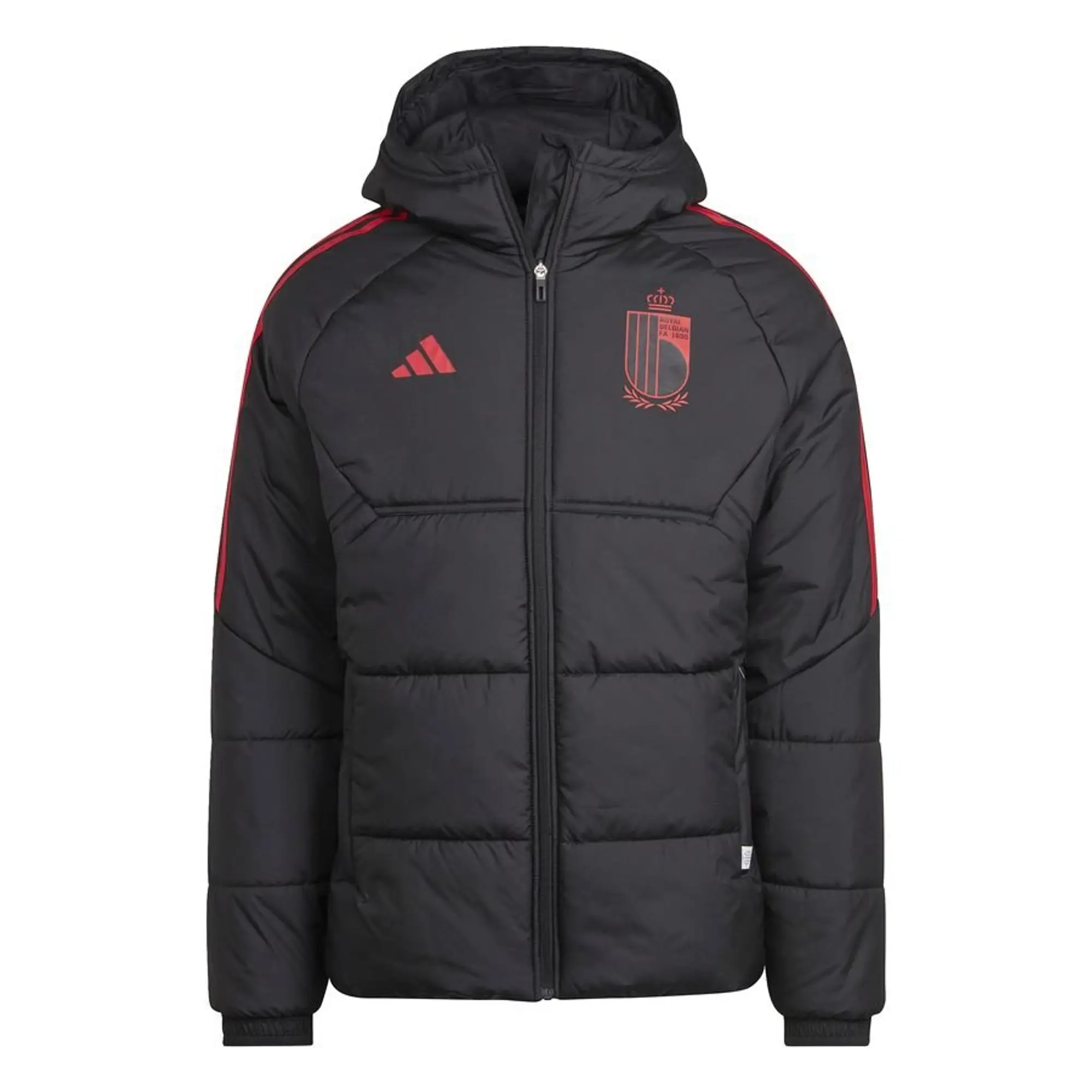 adidas 2022-2023 Belgium Winter Jacket (Black)