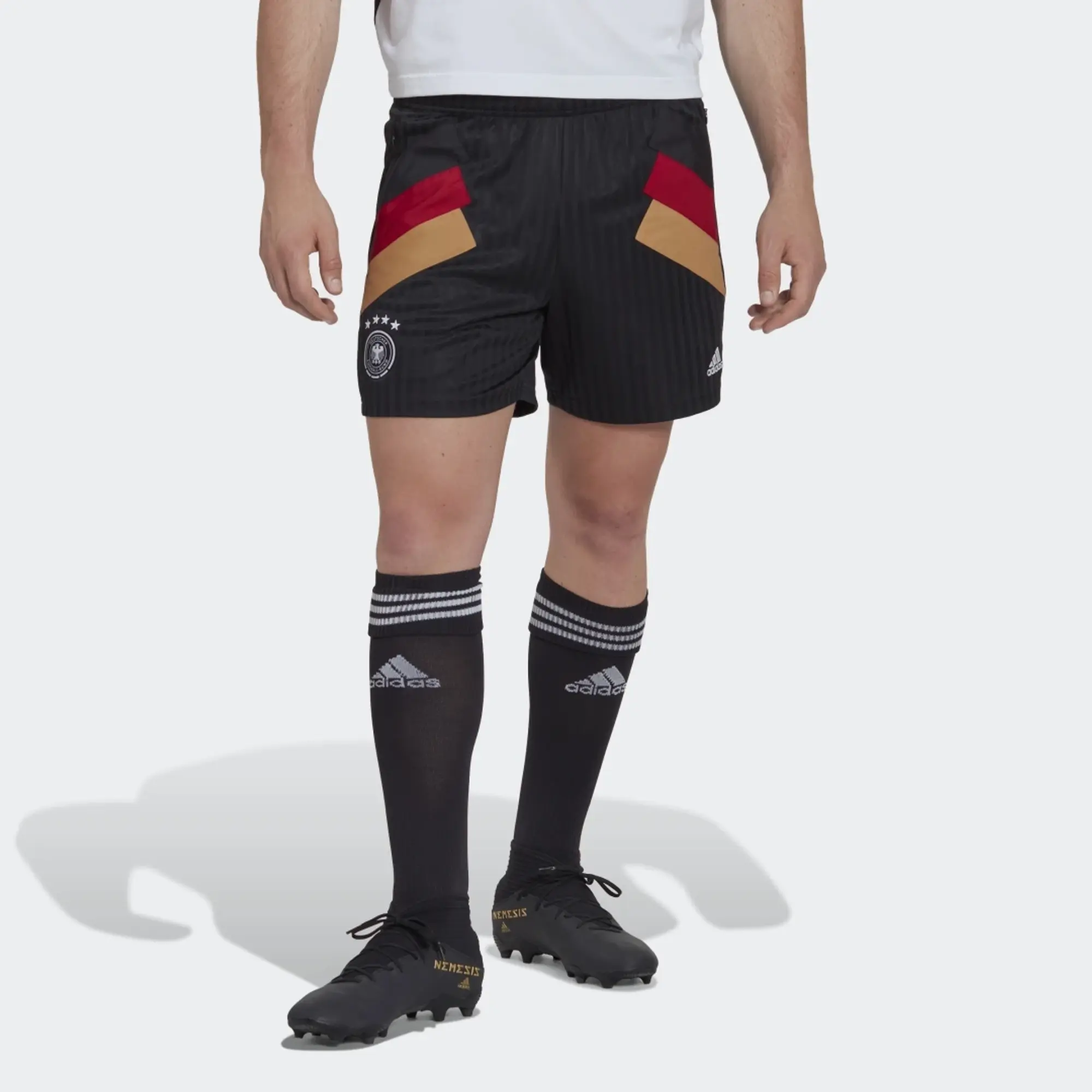 adidas Germany Icon Shorts - Black / White