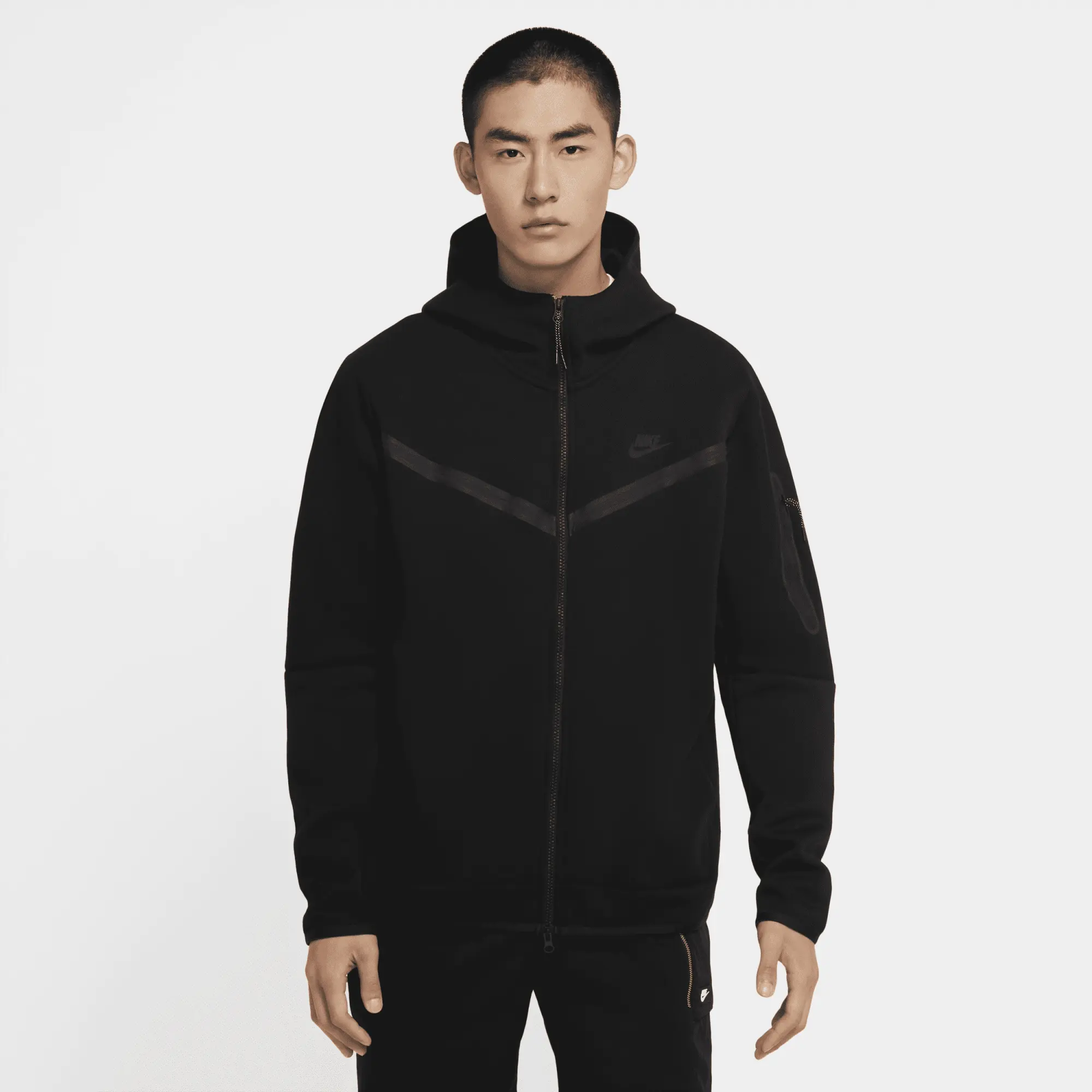 Nike Tech Fleece Full Zip - Black